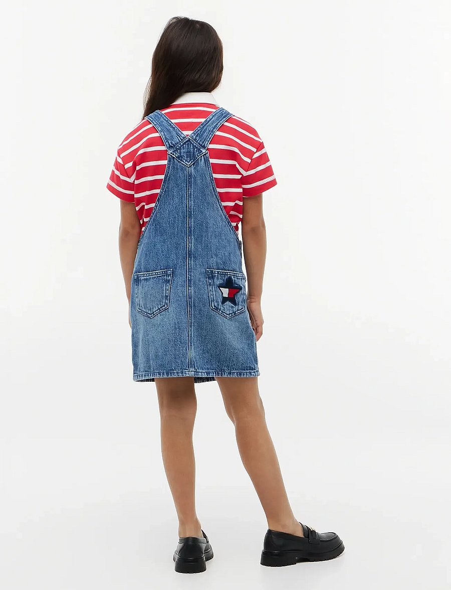 Tommy Hilfiger - STAR FLAG DUNGAREE DRESS - latzkleid - heritagestardenim - 4