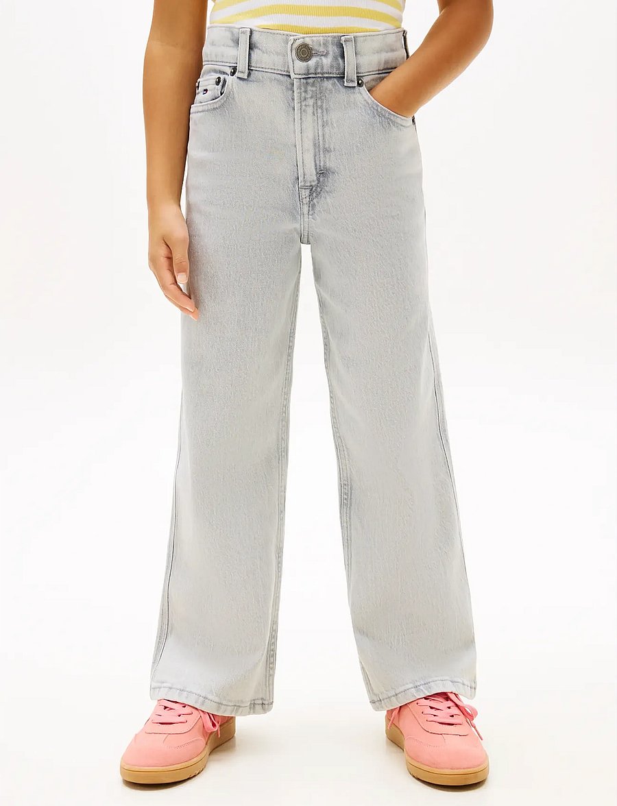 Tommy Hilfiger - MABEL GREY - hosen mit weitem bein - icegrey - 0