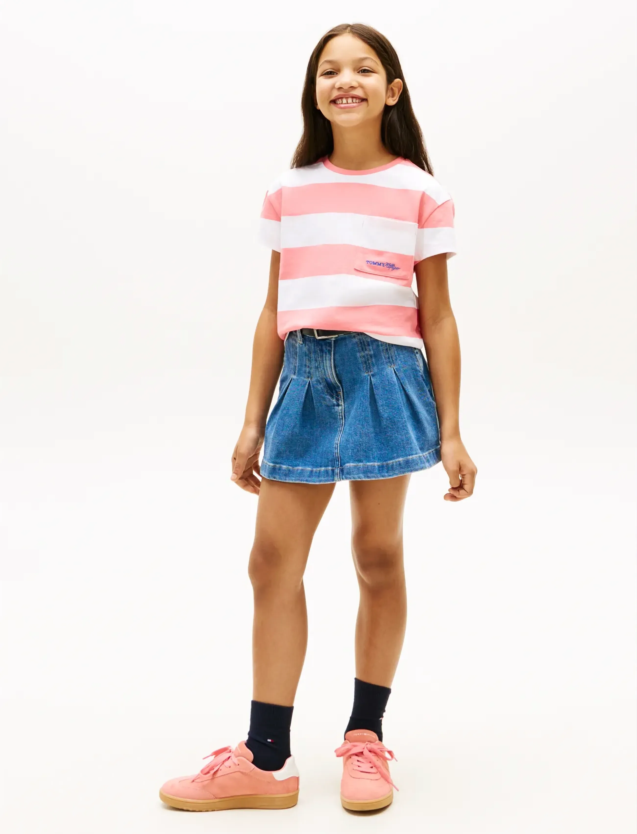 Tommy Hilfiger - STRIPE TEE SS - t-shirts - tropical blush stripes - 3