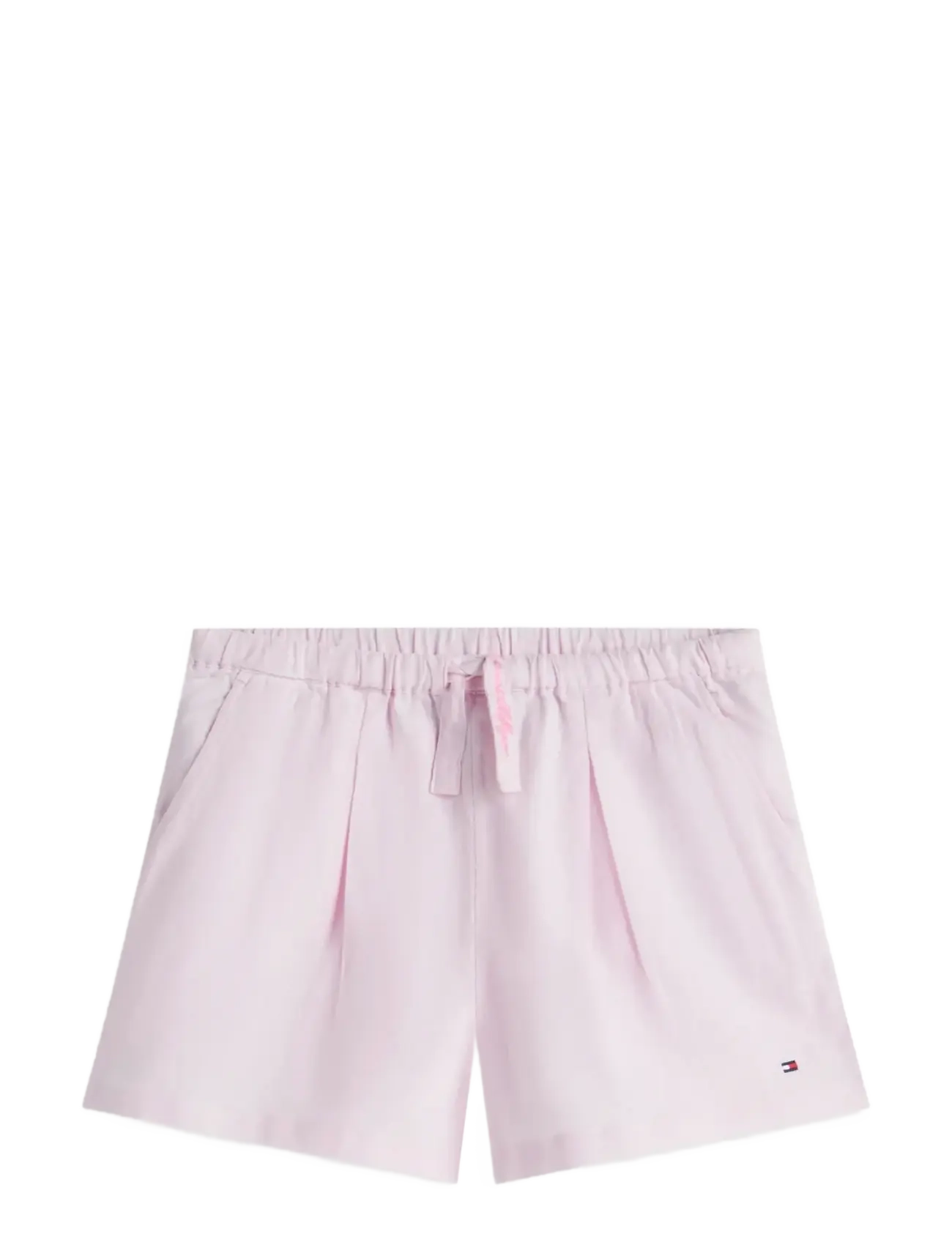 Tommy Hilfiger PULL ON LINEN SHORT - Tommy Hilfiger - PEARLY PINK / pink/rose