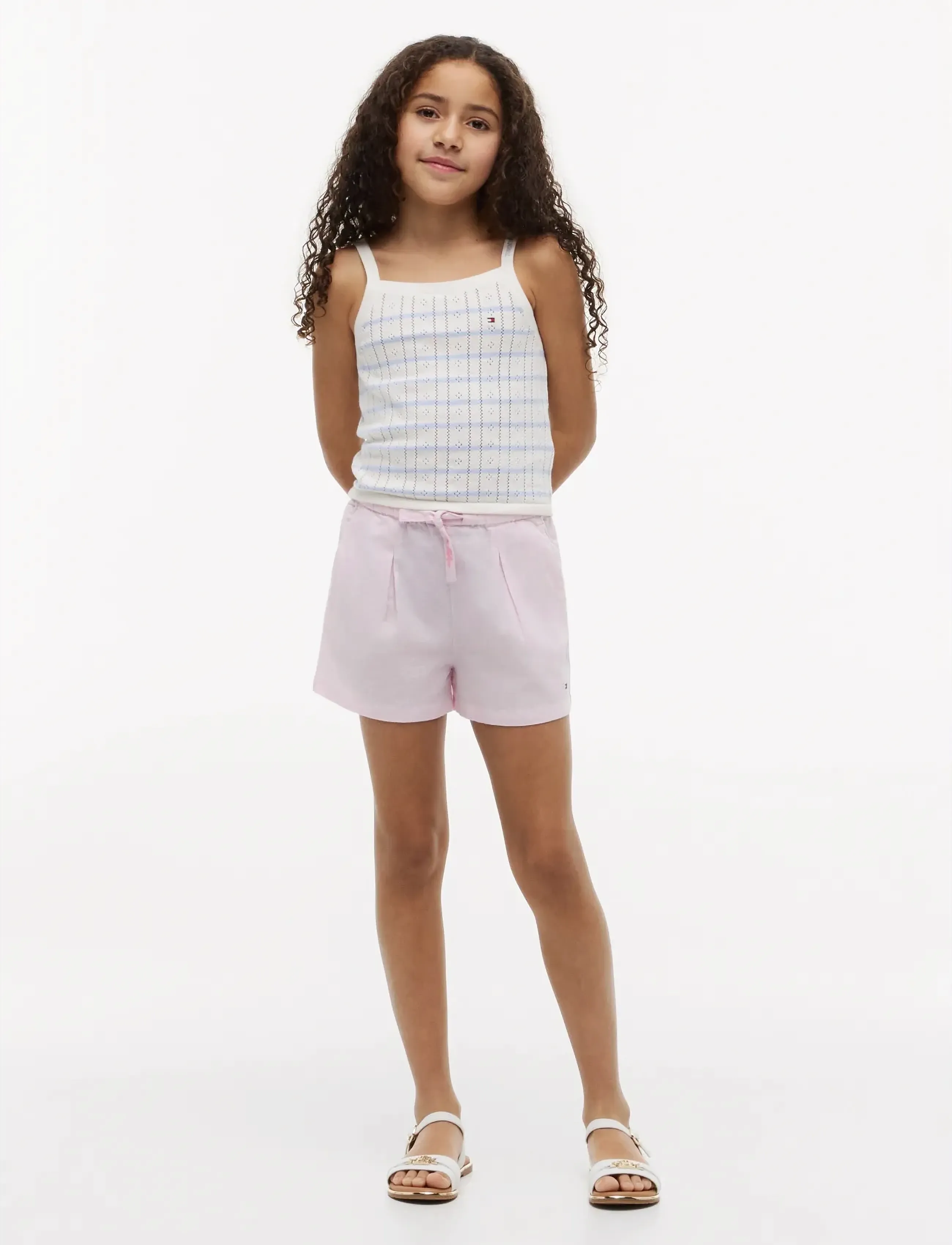 Tommy Hilfiger - PULL ON LINEN SHORT - casual shorts - pearly pink - 3