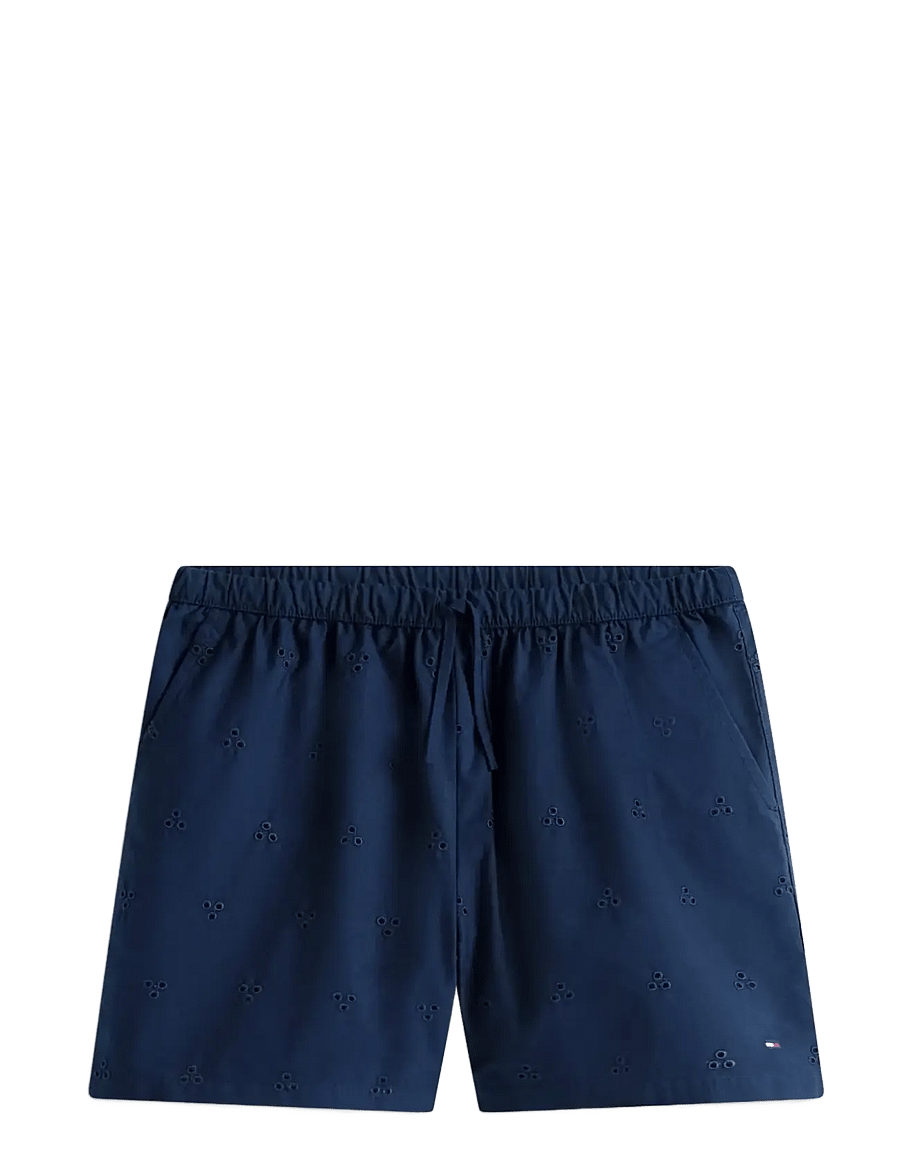 Tommy Hilfiger - BRODERIE ANGLAISE SHORT - rennot shortsit - dark night navy - 1