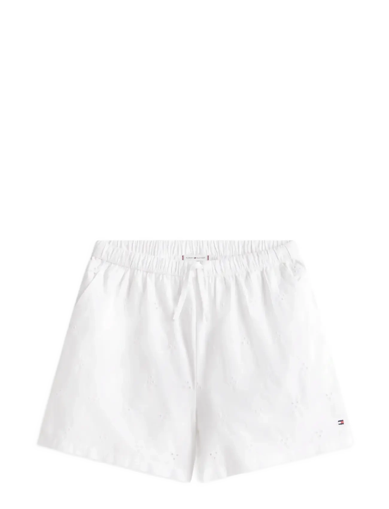 Tommy Hilfiger BRODERIE ANGLAISE SHORT - Tommy Hilfiger - WHITE / white
