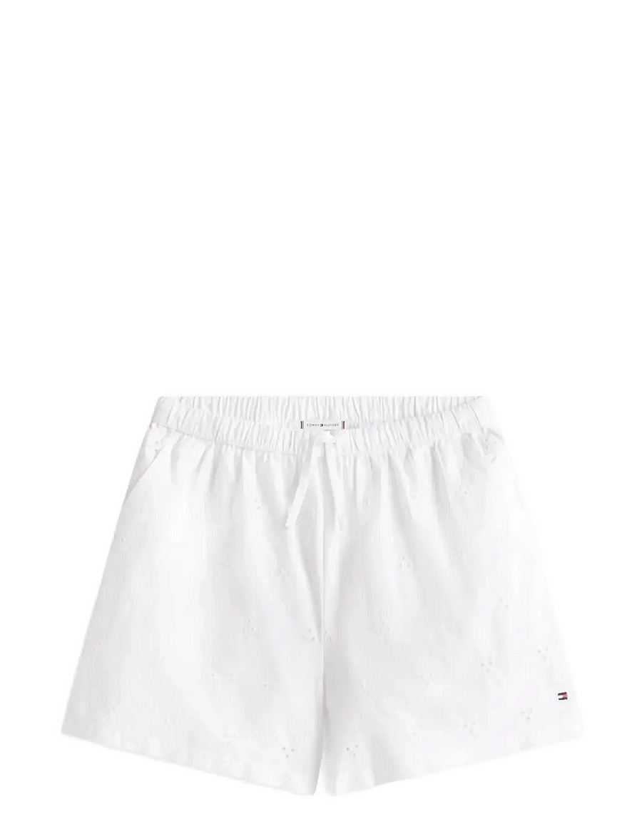 Tommy Hilfiger - BRODERIE ANGLAISE SHORT - casual shorts - white - 1