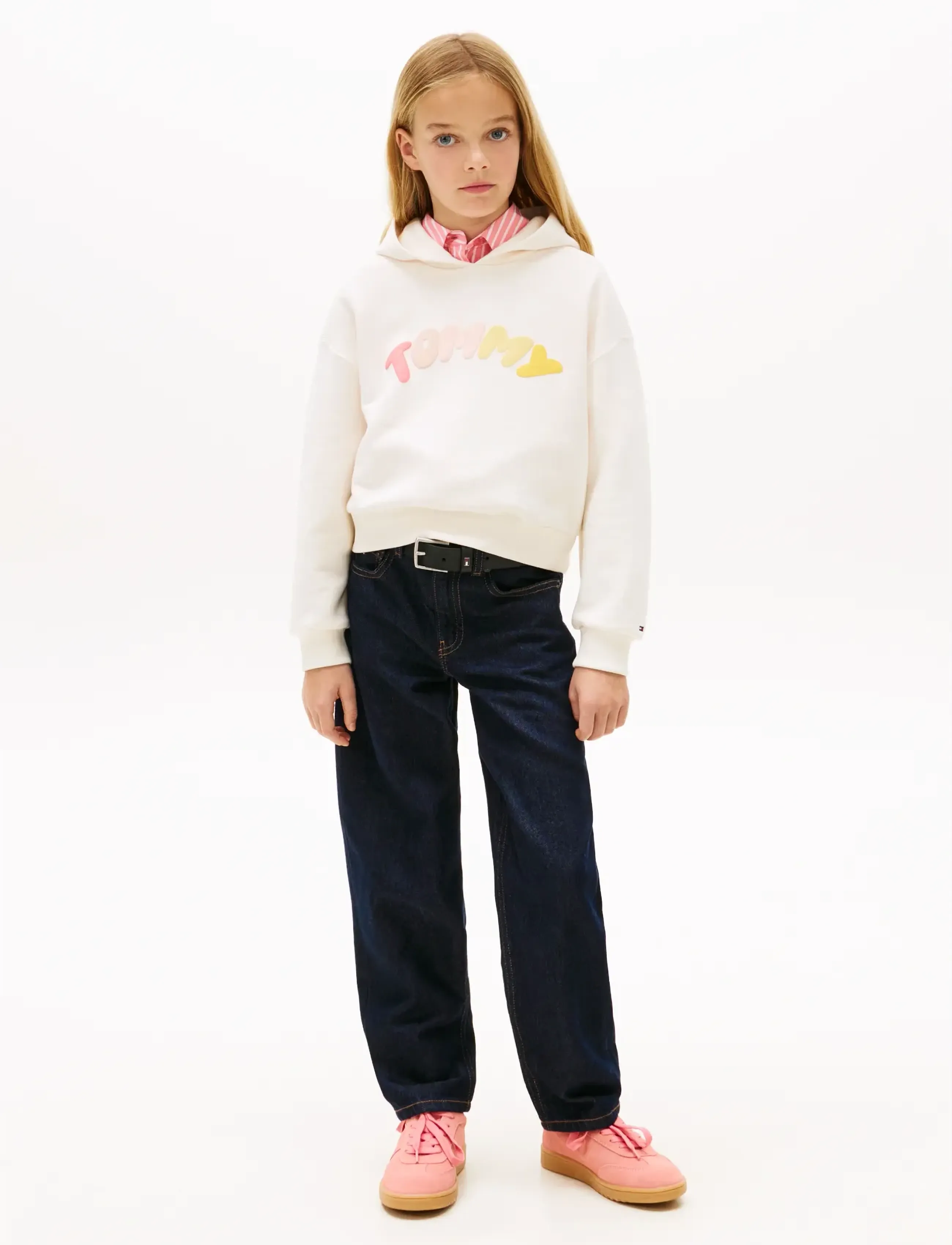 Tommy Hilfiger - TOMMY PUFF PRINT HOODIE - hettegensere - ancient white - 3
