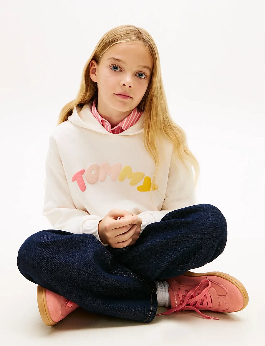 Tommy Hilfiger - TOMMY PUFF PRINT HOODIE - kapuzenpullover - ancient white - 4