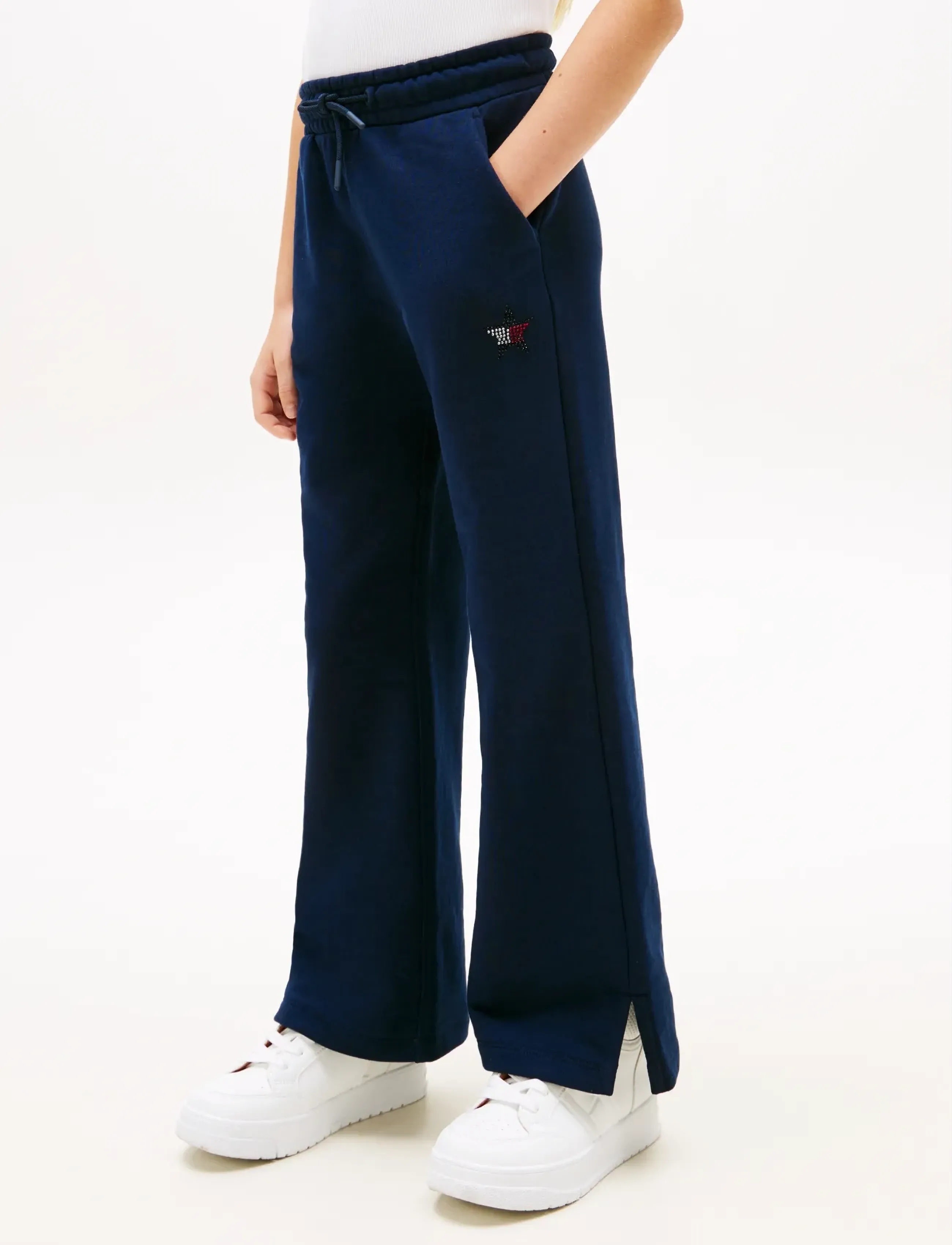 Tommy Hilfiger Star Sweatpant, Børn, Stjerne Sweatpants, Navy, Str: 164