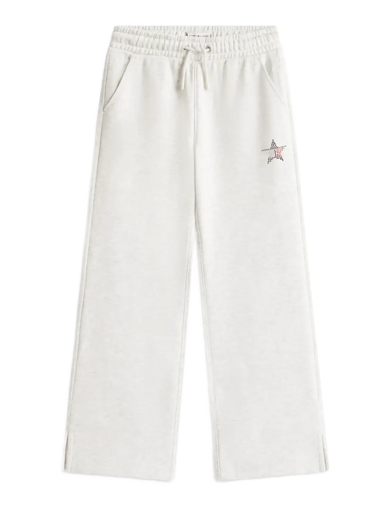 Tommy Hilfiger STAR SWEATPANT - Sweatpants - LIGHT GREY HEATHER / grey