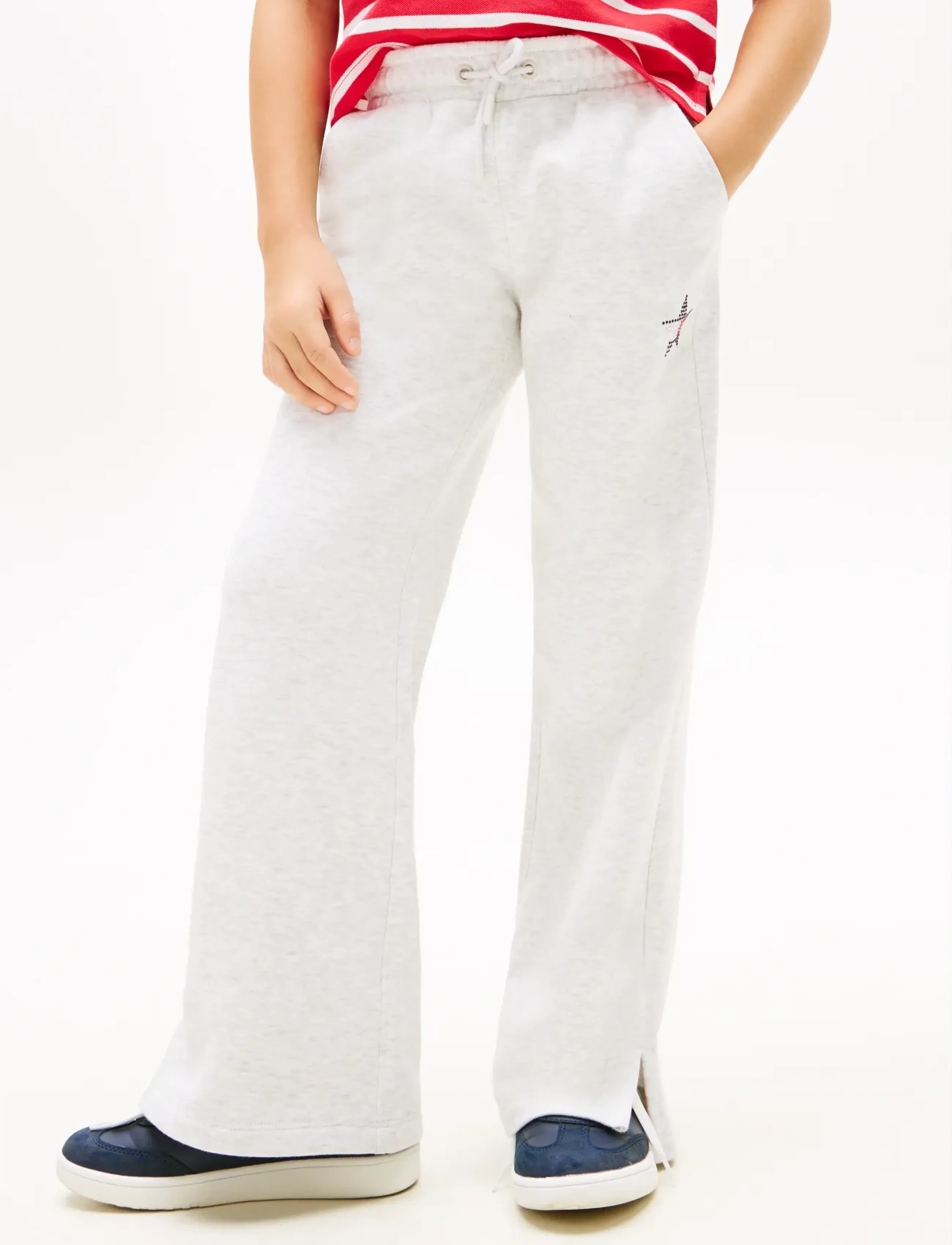 Tommy Hilfiger Star Sweatpant, Børn, Stjerne Sweatpants, Grå, Str: 128