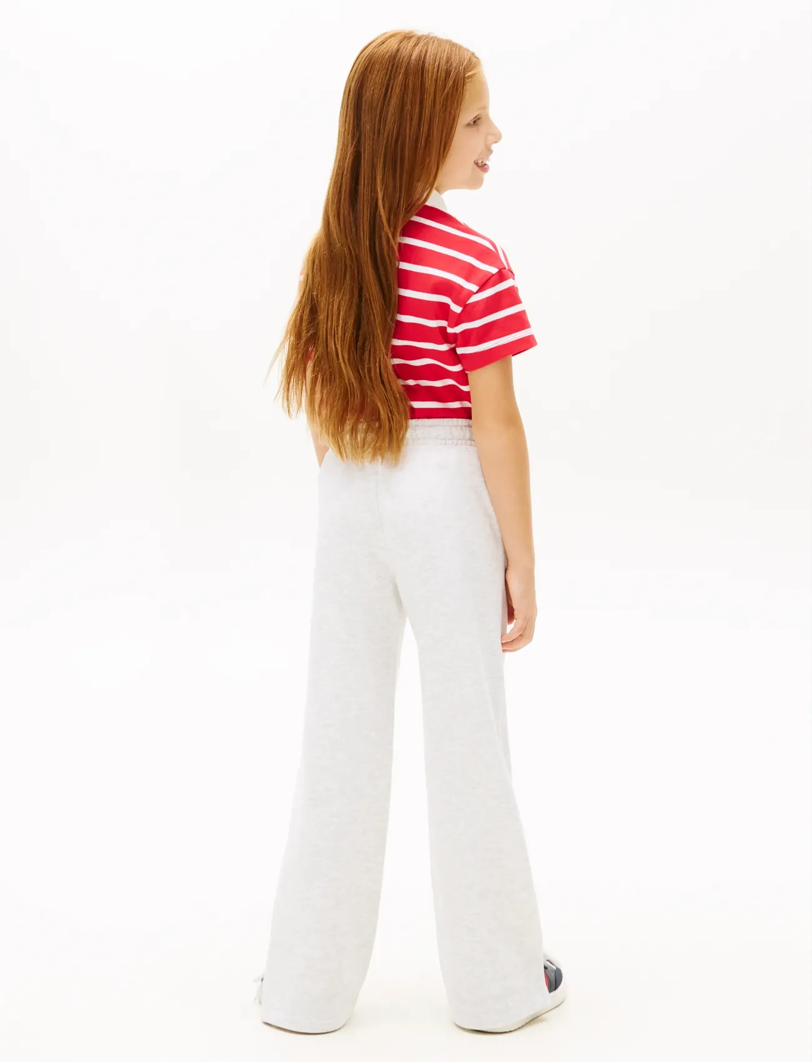 Tommy Hilfiger - STAR SWEATPANT - mjukisbyxor - light grey heather - 2