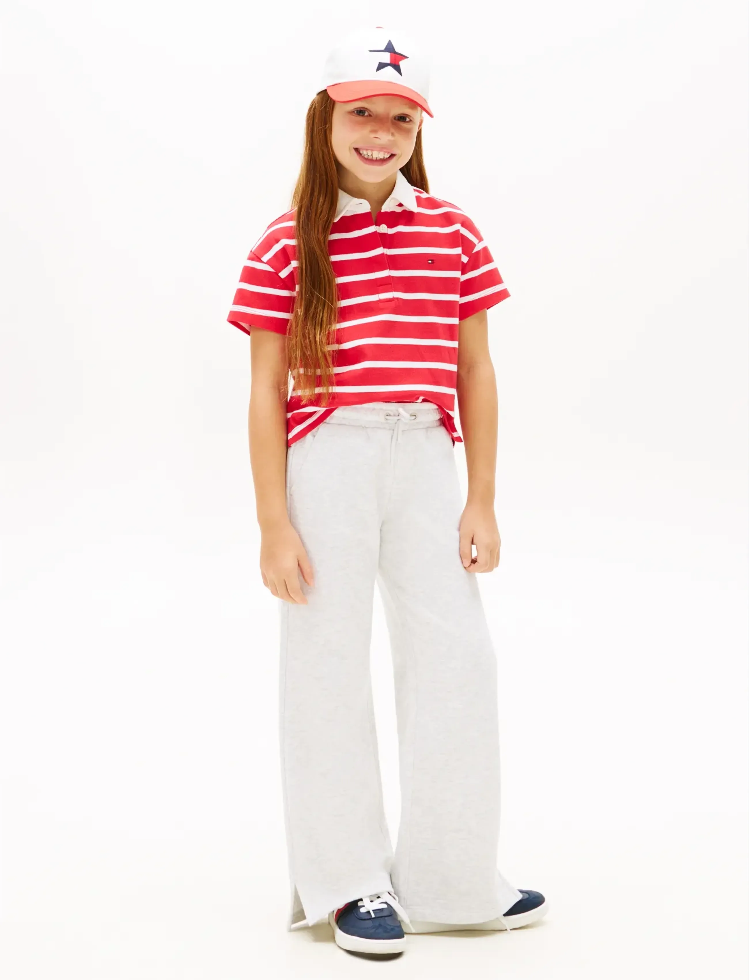 Tommy Hilfiger - STAR SWEATPANT - mjukisbyxor - light grey heather - 3