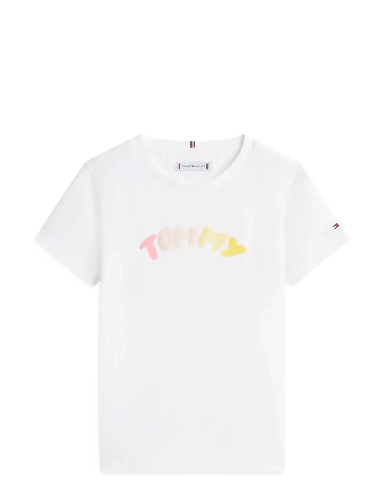 TOMMY HILFIGER Tommy Puff Print Tee Ss Weiß - 152 - Kinder