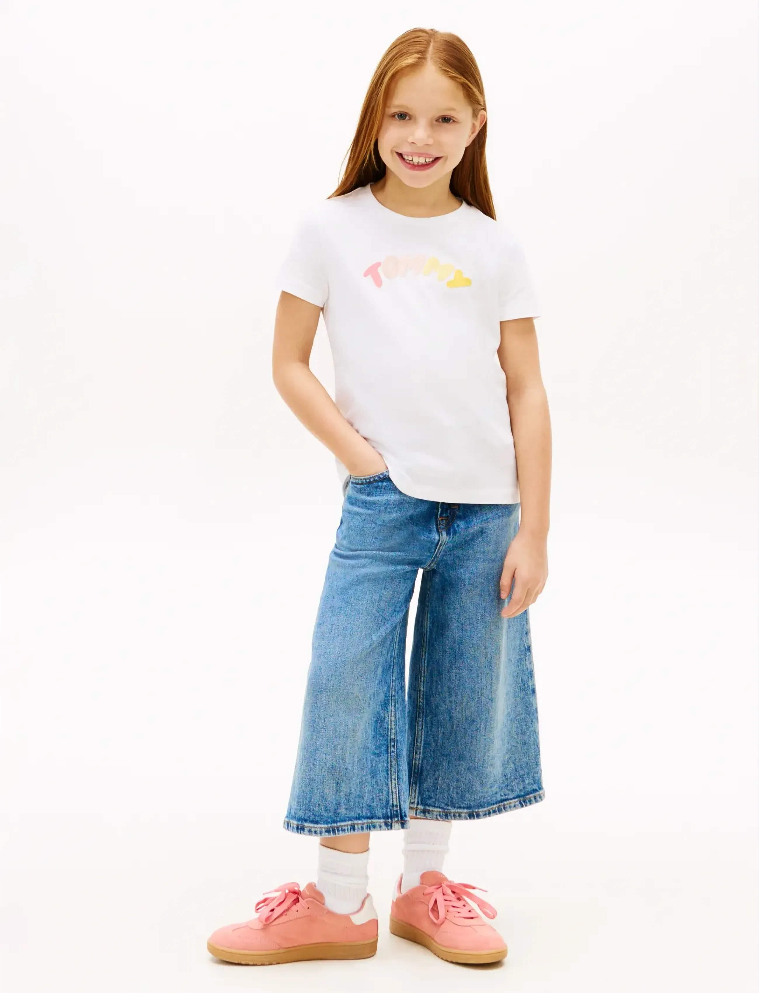 Tommy Hilfiger - TOMMY PUFF PRINT TEE SS - kortærmede t-shirts - white - 3