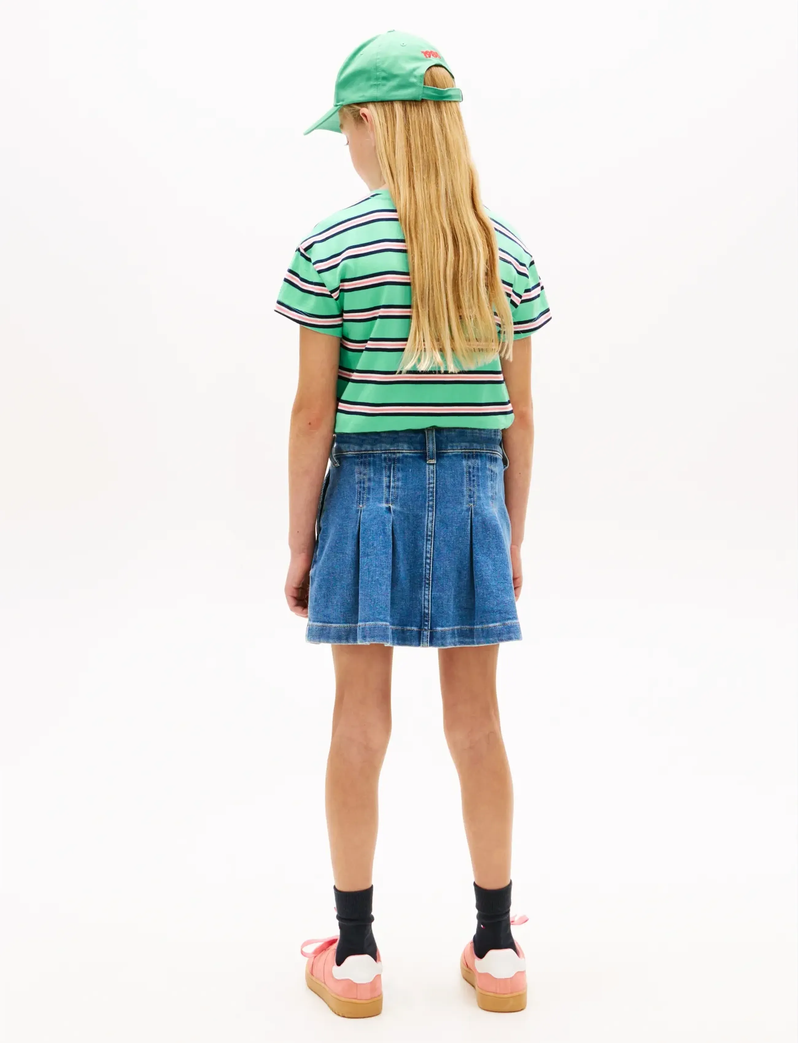 Tommy Hilfiger - DENIM PLEATED SKIRT - denimnederdele - truebluedenim - 2
