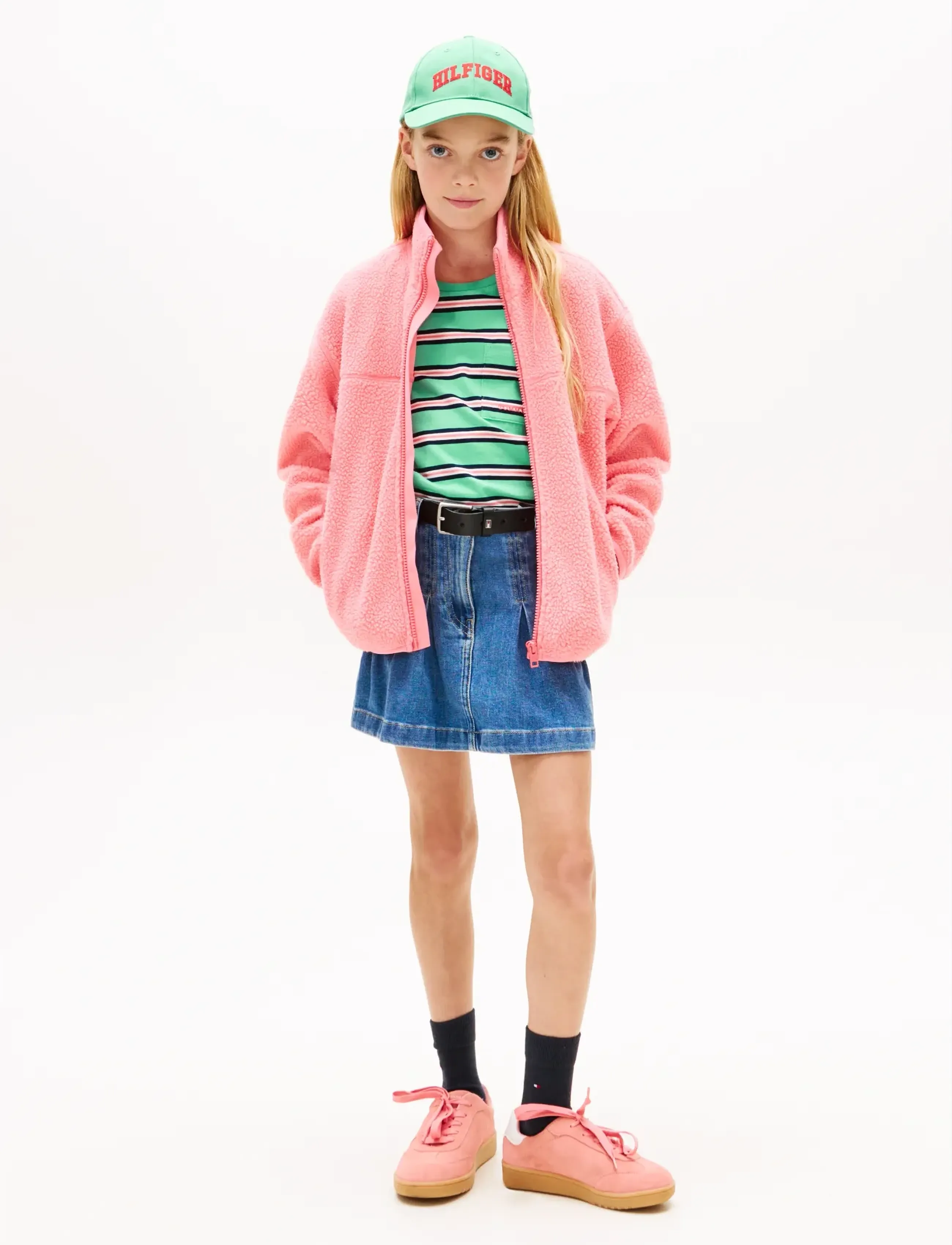 Tommy Hilfiger - DENIM PLEATED SKIRT - denimnederdele - truebluedenim - 3