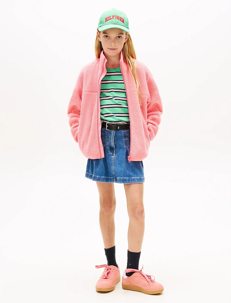 Tommy Hilfiger - DENIM PLEATED SKIRT - jeansröcke - truebluedenim - 3