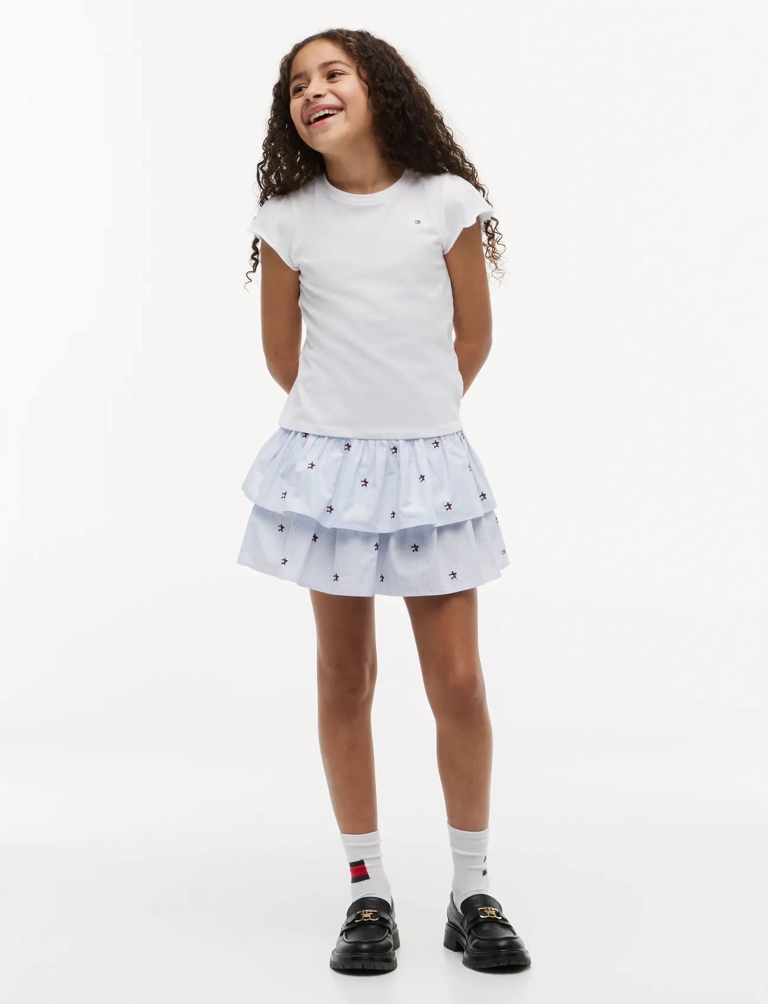 Tommy Hilfiger - STAR STRIPES SKIRT - korte nederdele - sweet blue stripes - 3