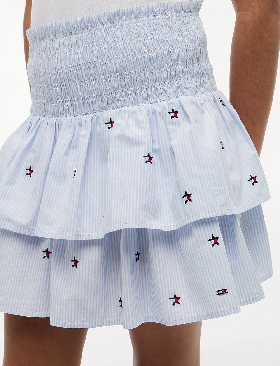 Tommy Hilfiger - STAR STRIPES SKIRT - jupes courtes - sweet blue stripes - 4