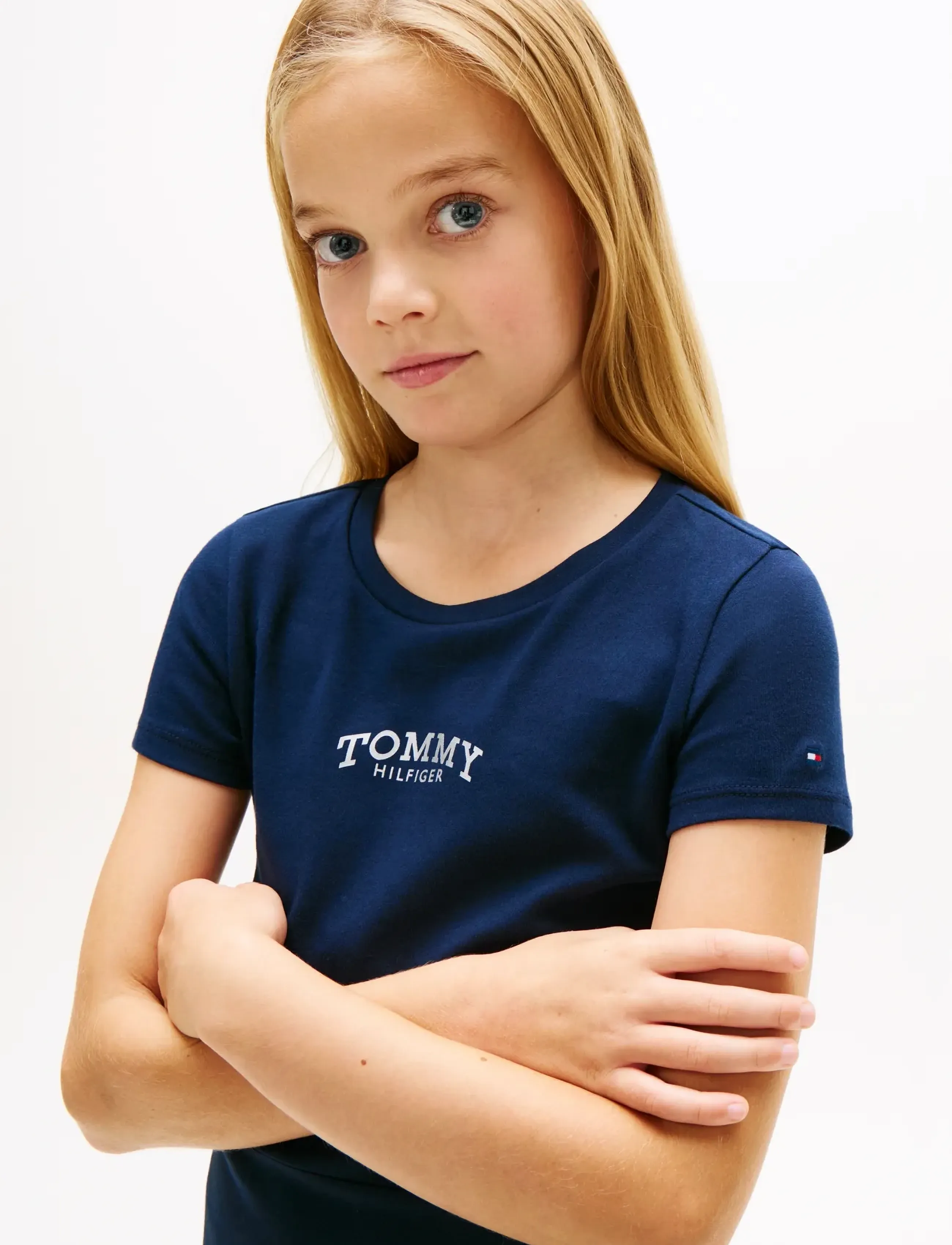 Tommy Hilfiger - SKATER DRESS SS - short-sleeved casual dresses - dark night navy - 4