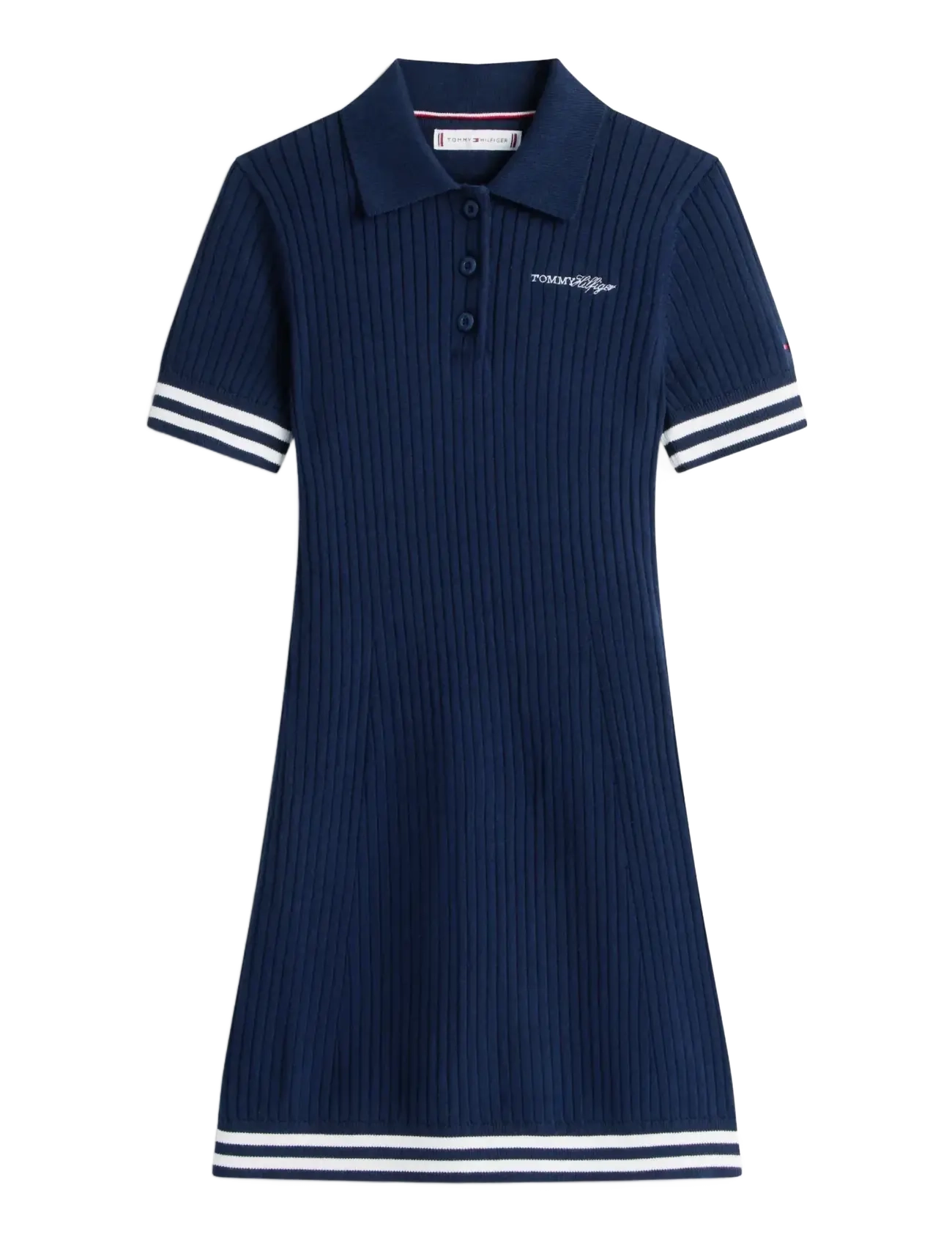 Tommy Hilfiger SWEATER DRESS SS - Klänningar & Kjolar - DARK NIGHT NAVY / navy