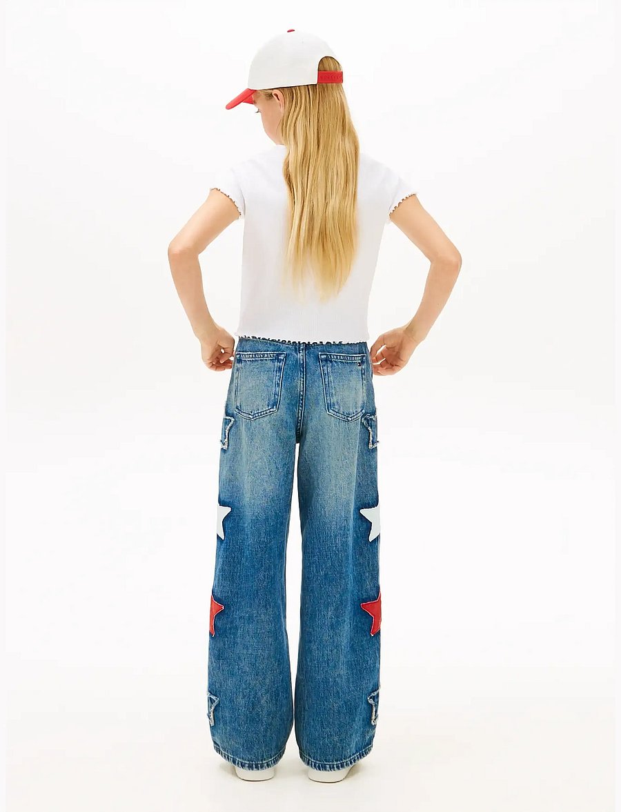Tommy Hilfiger - RIB STAR TOP - kurzärmelige - white - 2