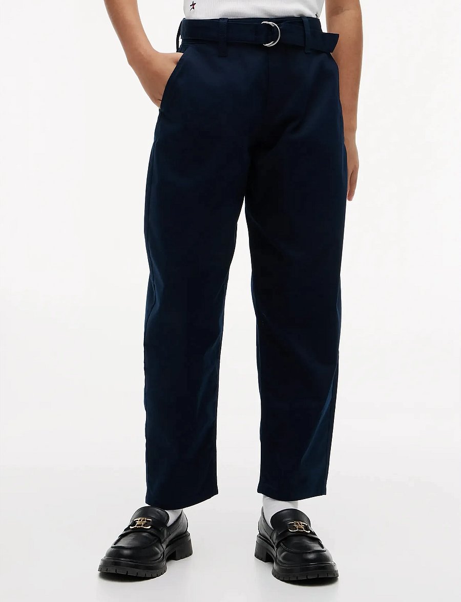 Tommy Hilfiger - BARREL PANTS - bukser - dark night navy - 0