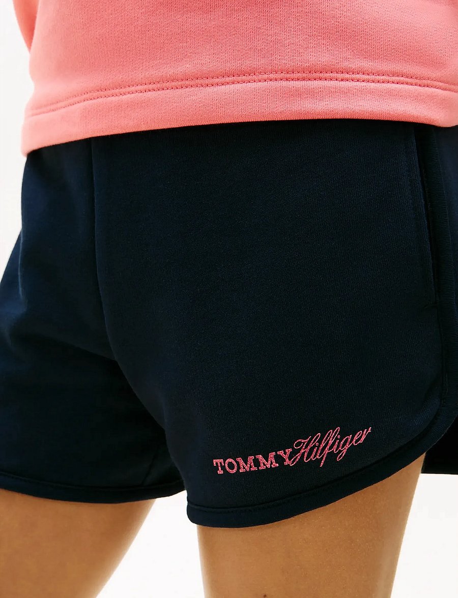 Tommy Hilfiger - GLITTER TOMMY SHORT - sweatshorts - dark night navy - 4