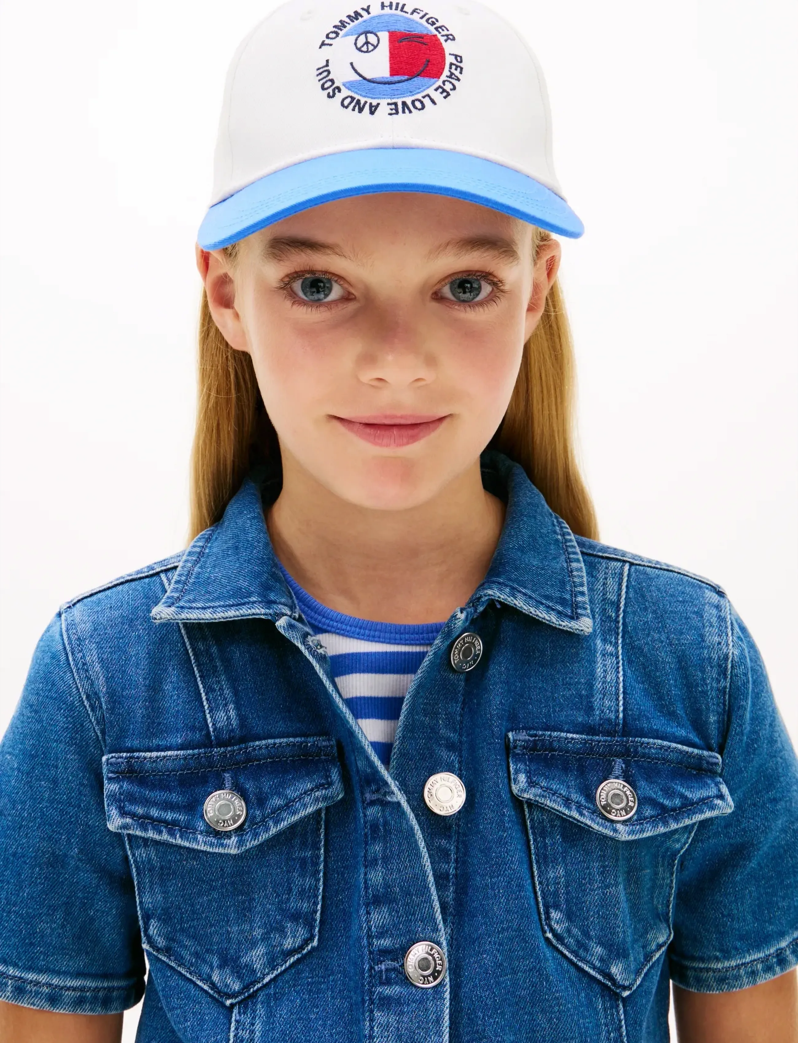 Tommy Hilfiger - DENIM TRUCKER DRESS SS - kortærmede hverdagskjoler - truebluedenim - 2