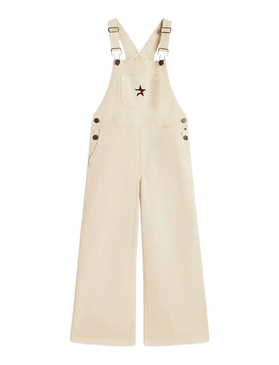 Tommy Hilfiger - STAR WIDE LEG DUNGAREE - overalls - classic beige - 1