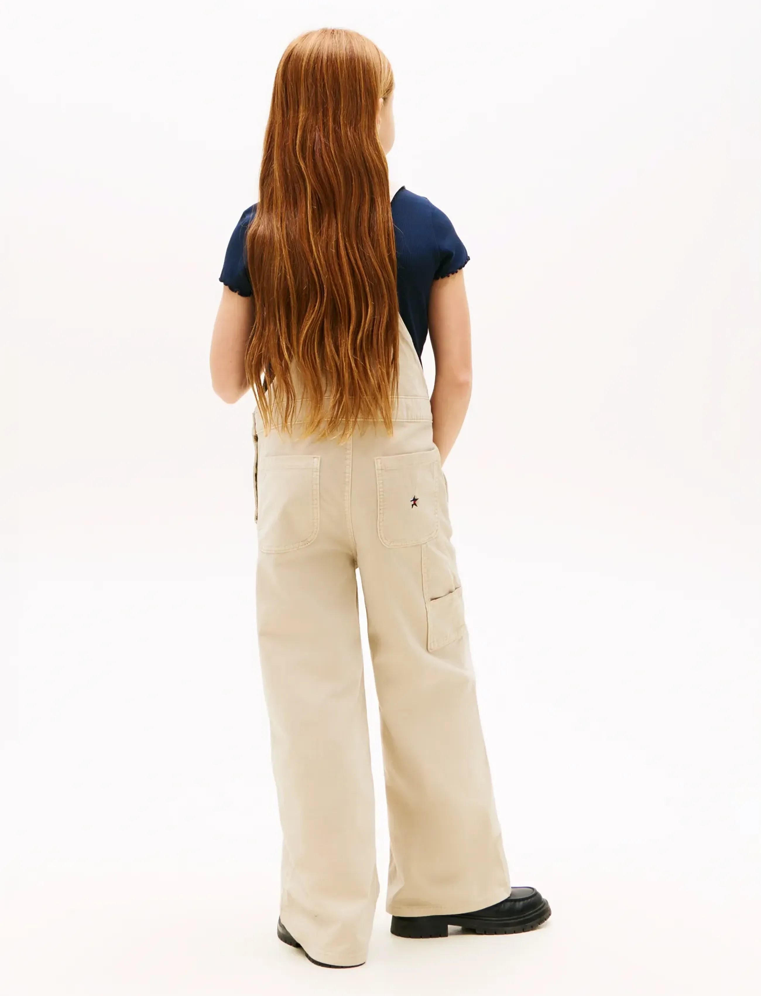 Tommy Hilfiger - STAR WIDE LEG DUNGAREE - overalls - classic beige - 2