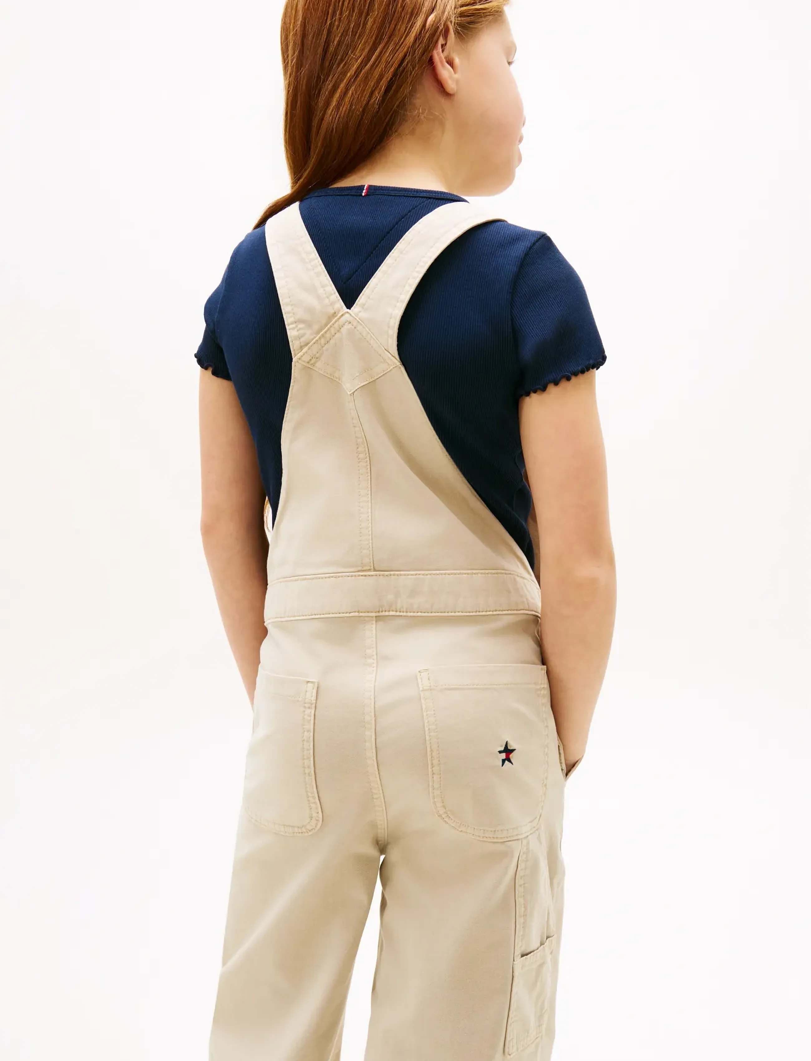 Tommy Hilfiger - STAR WIDE LEG DUNGAREE - overalls - classic beige - 4