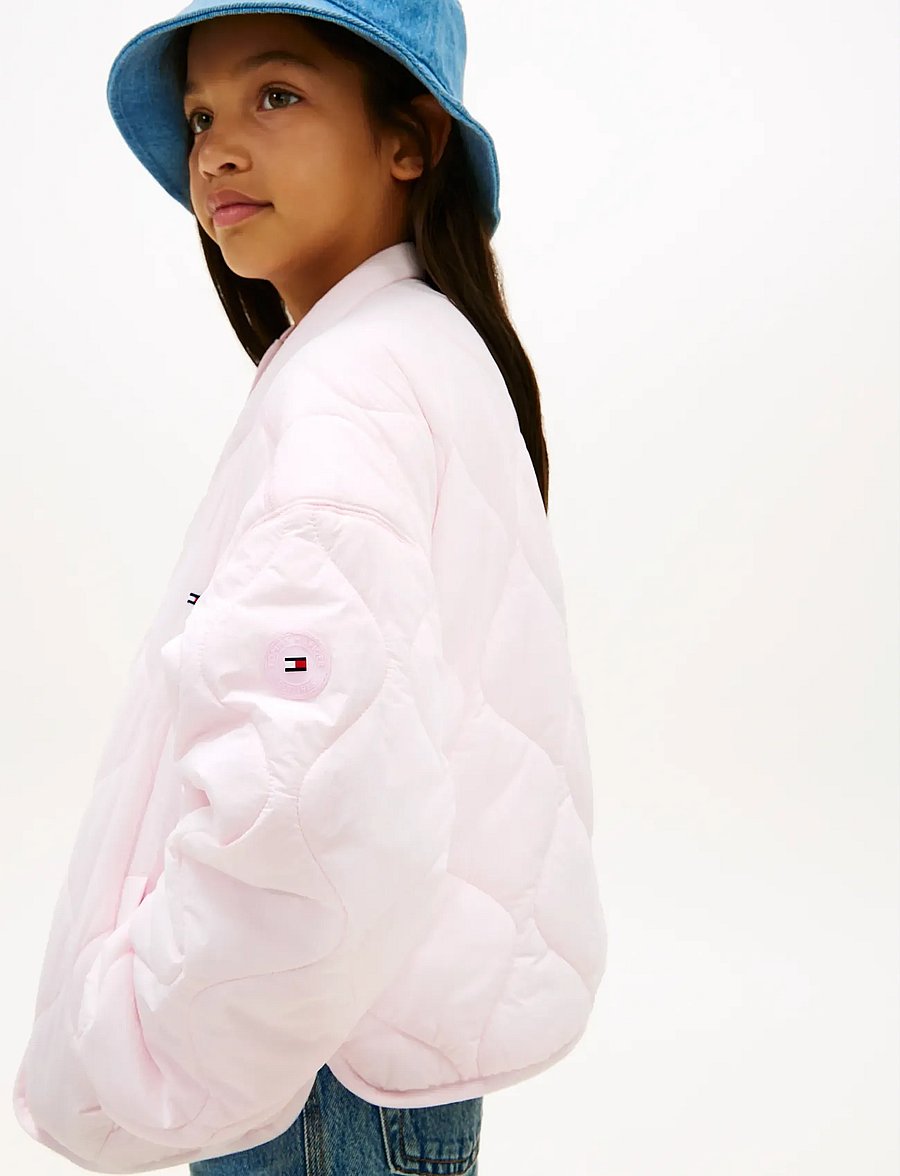 Tommy Hilfiger - QUILTED JACKET - tepitud joped - pearly pink - 4