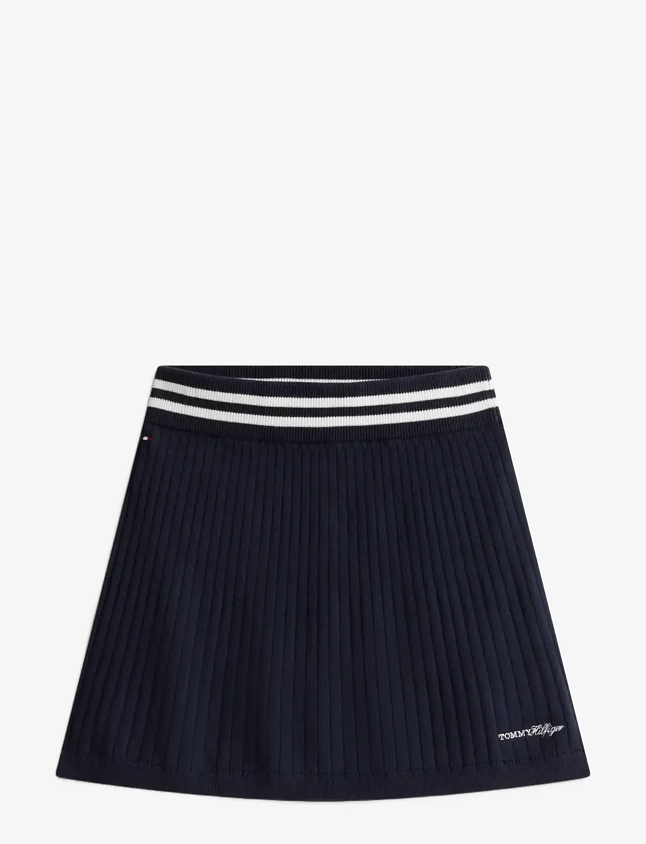Tommy Hilfiger - SWEATER RIB SKIRT - kurze röcke - dark night navy - 1