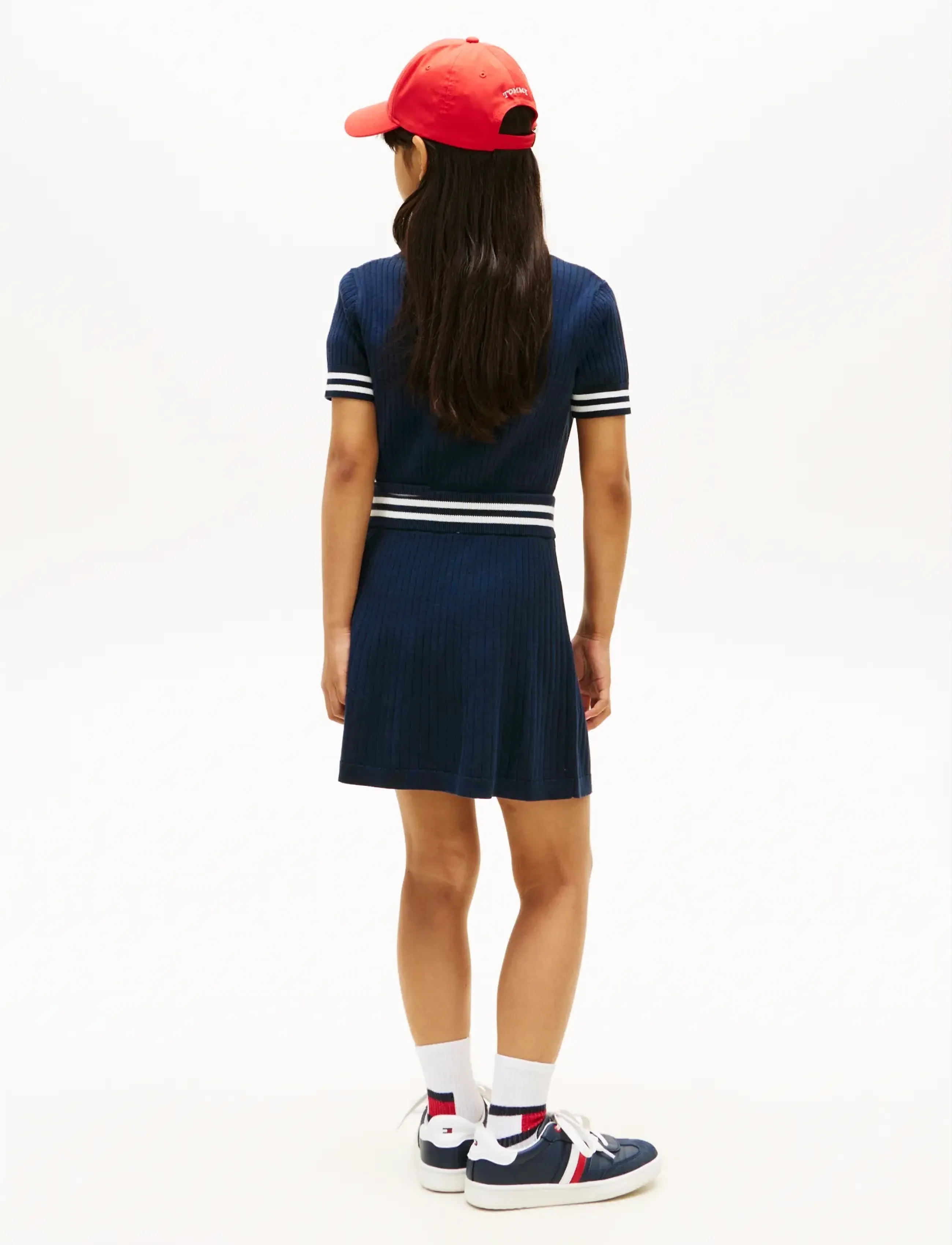 Tommy Hilfiger - SWEATER RIB SKIRT - stutt pils - dark night navy - 2