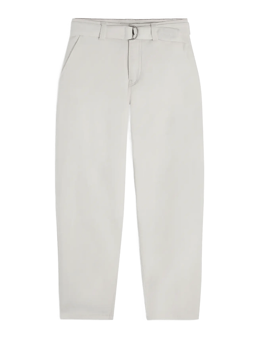 Tommy Hilfiger - BARREL PANTS - chinos - ancient white - 1