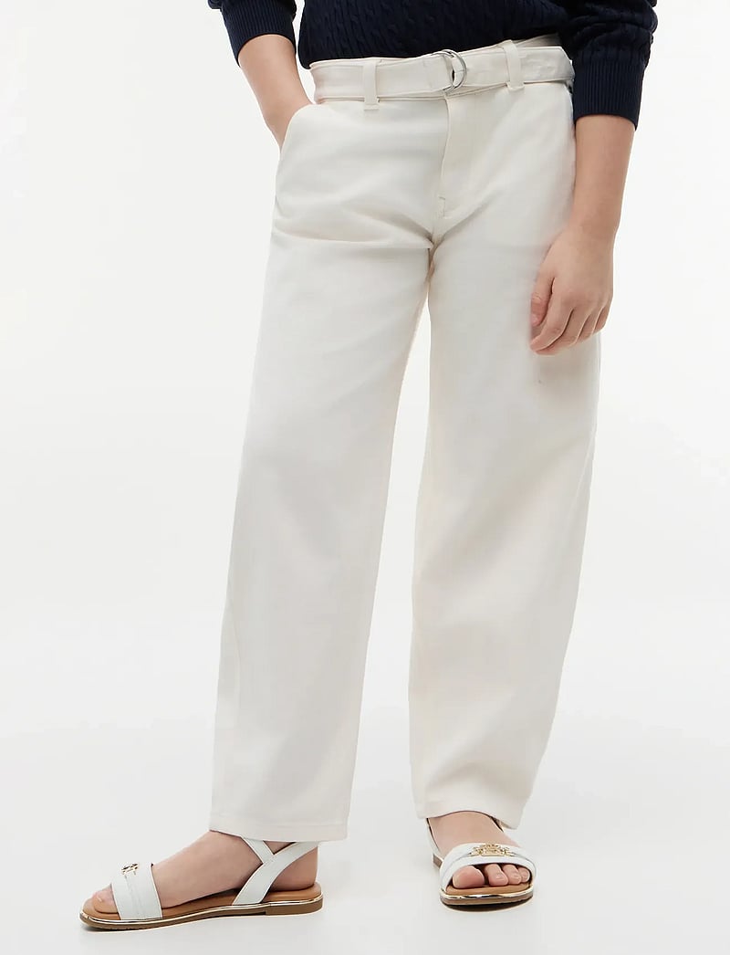 Tommy Hilfiger - BARREL PANTS - chinos - ancient white - 0