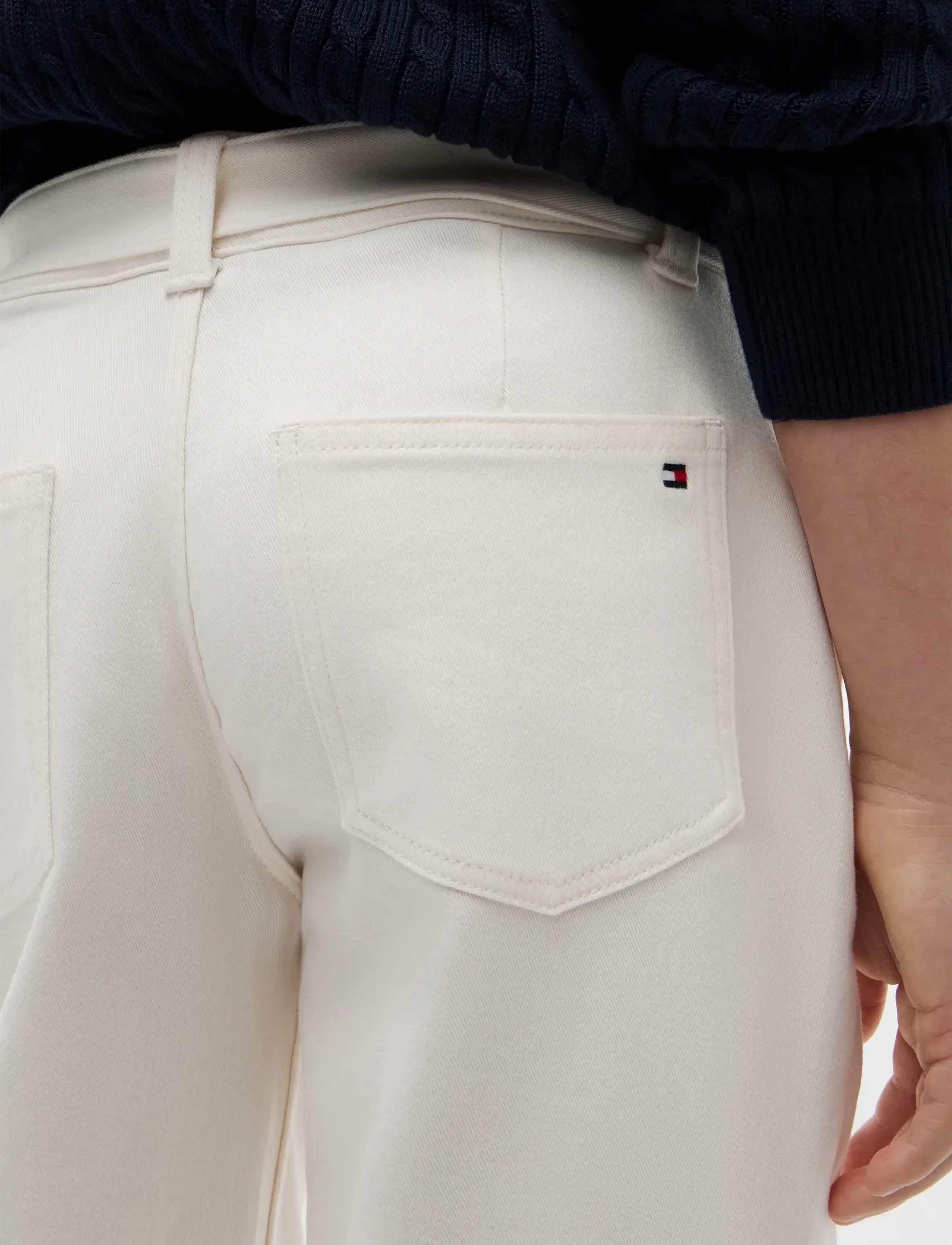 Tommy Hilfiger - BARREL PANTS - shoppa efter ålder - ancient white - 4