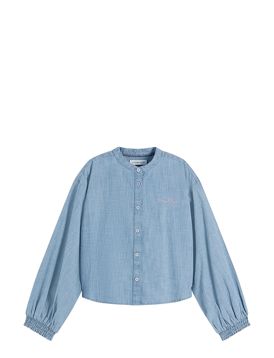 Tommy Hilfiger - CHAMBRAY SHIRT - langärmlige hemden - denim color 01 - 1