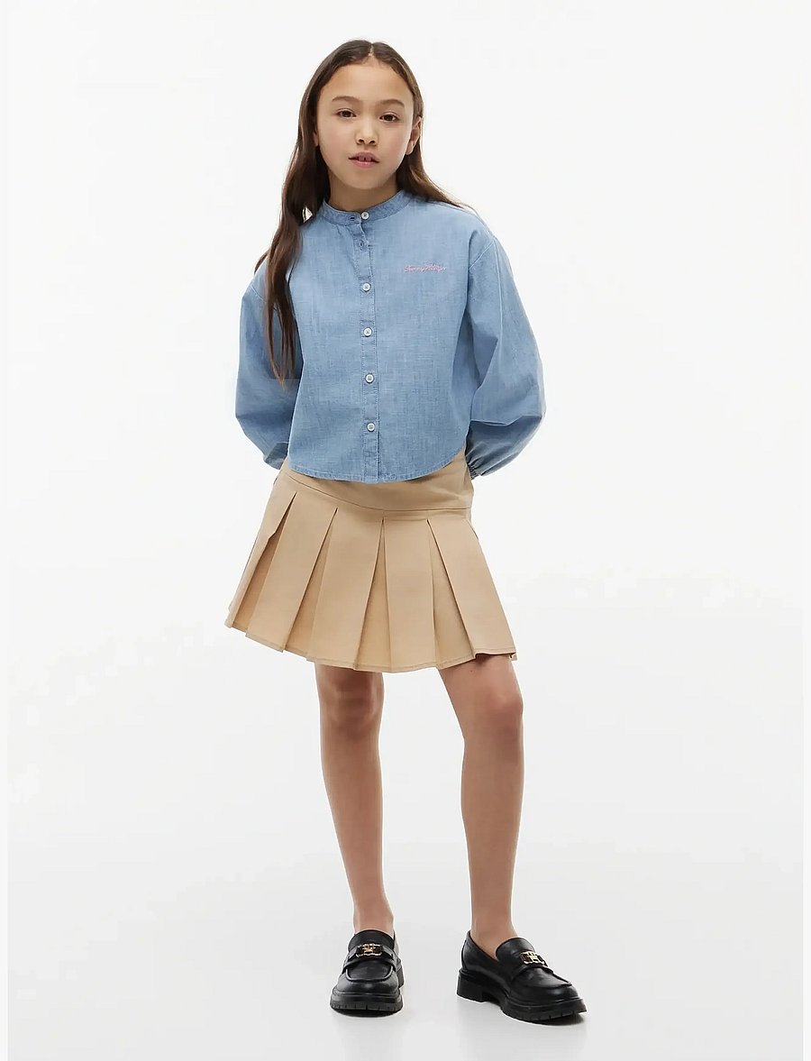 Tommy Hilfiger - CHAMBRAY SHIRT - langärmlige hemden - denim color 01 - 4
