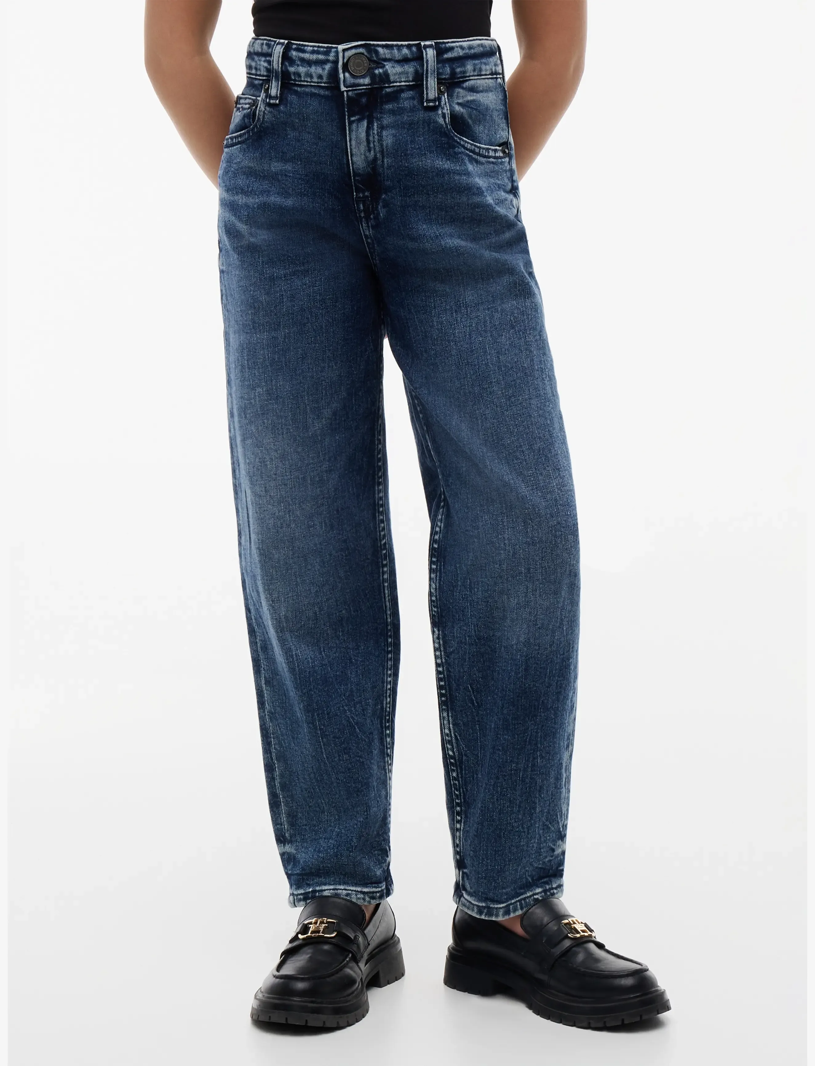 Tommy Hilfiger BARREL AMERICANA MED - Jeans - DENIM MEDIUM 02 AMERICANA / blue