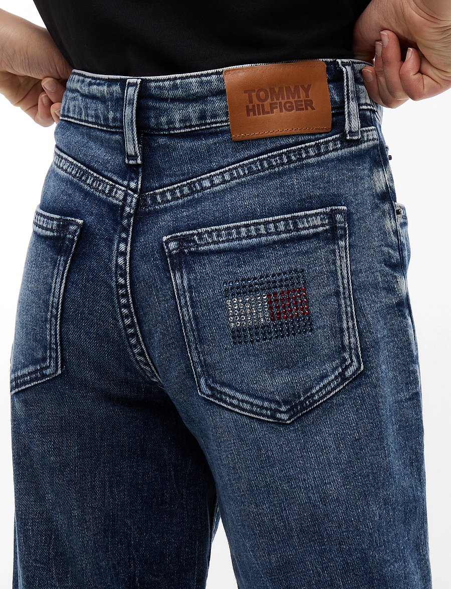 Tommy Hilfiger - BARREL AMERICANA MED - tapered jeans - denim medium 02 americana - 4