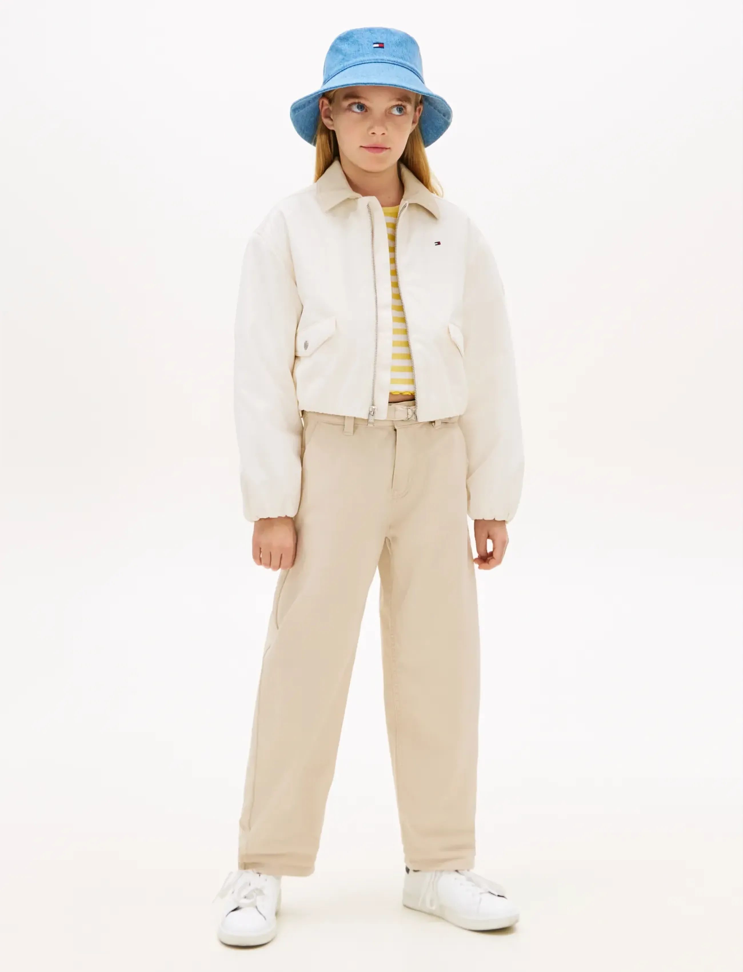 Tommy Hilfiger - COTTON EMB JACKET - leichte jacken - ancient white - 3