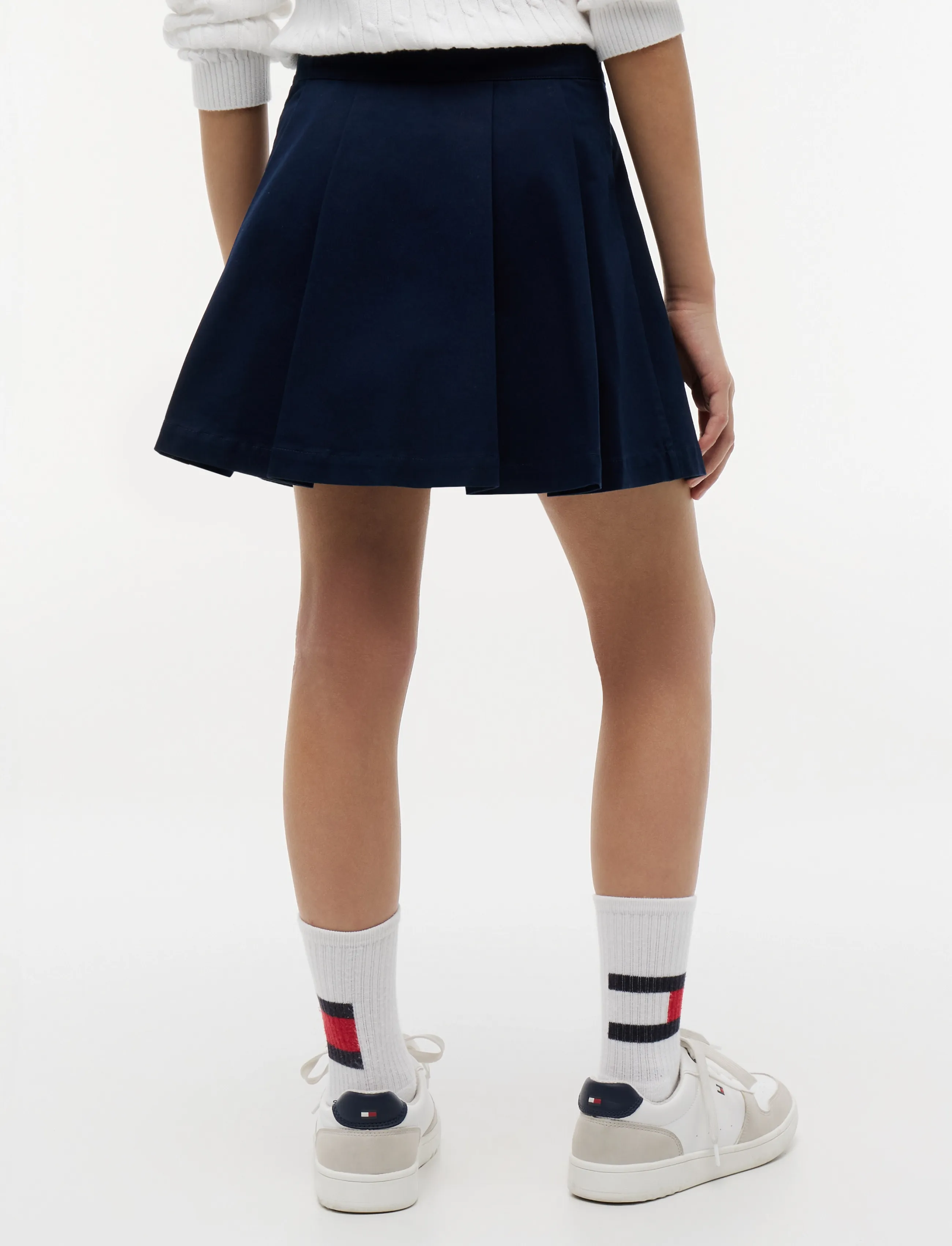 Tommy Hilfiger - GOLD BUTTON PLEATED SKIRT - dark night navy - 2