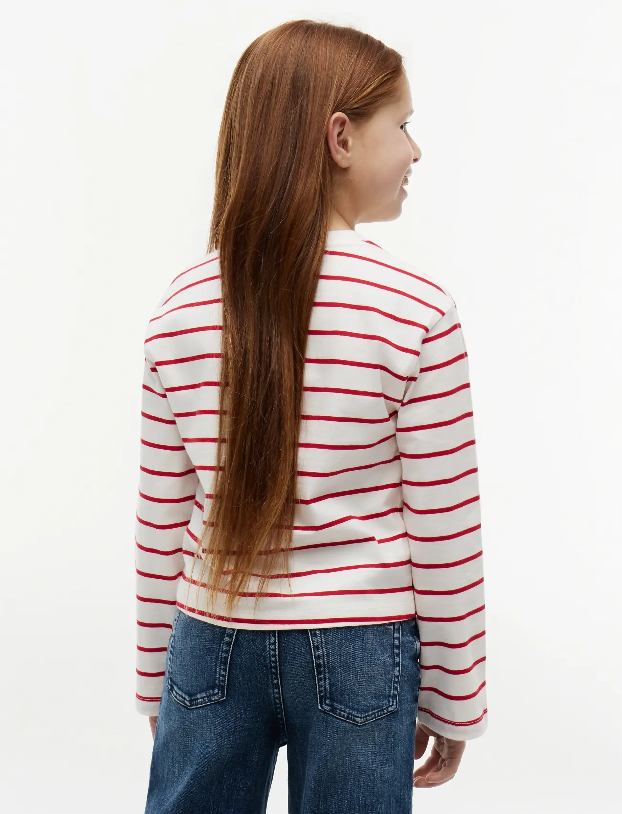 Tommy Hilfiger - TOMMY HILFIGER SRIPE TEE LS - langærmede t-shirts - primary red stripes - 2