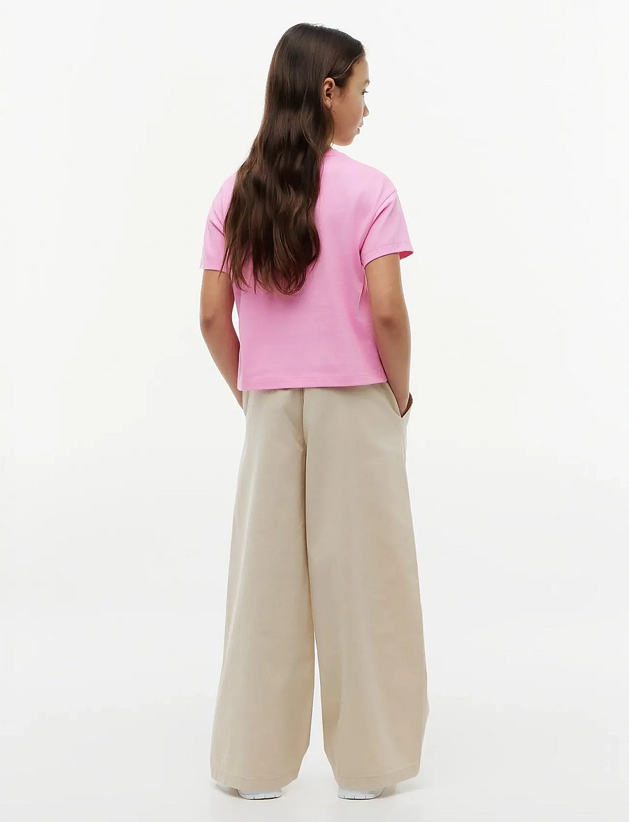 Tommy Hilfiger - TONAL FLAG TEE S/S - kortærmede t-shirts - pink daisy - 2