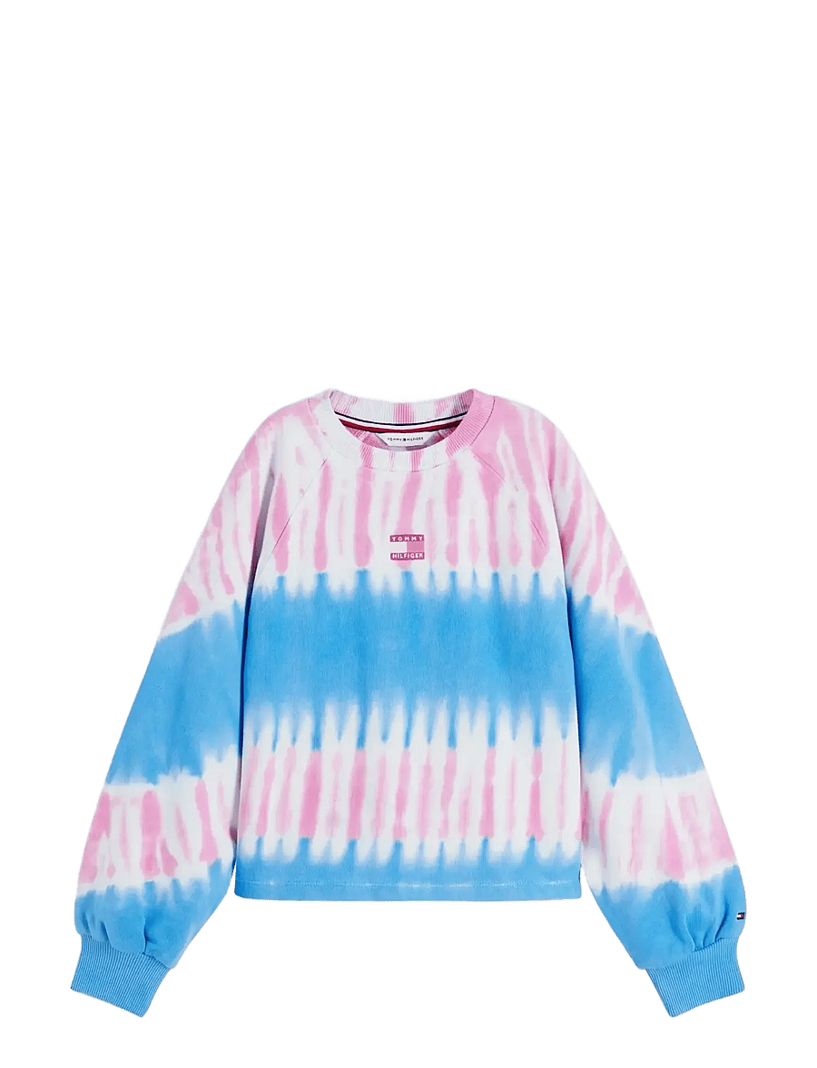 Tommy Hilfiger - TIE DYE CREWNECK - sweatshirts - copenhagen blue tie dye - 1