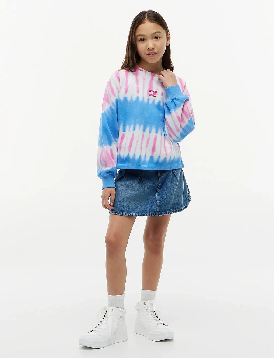 Tommy Hilfiger - TIE DYE CREWNECK - sweatshirts - copenhagen blue tie dye - 4