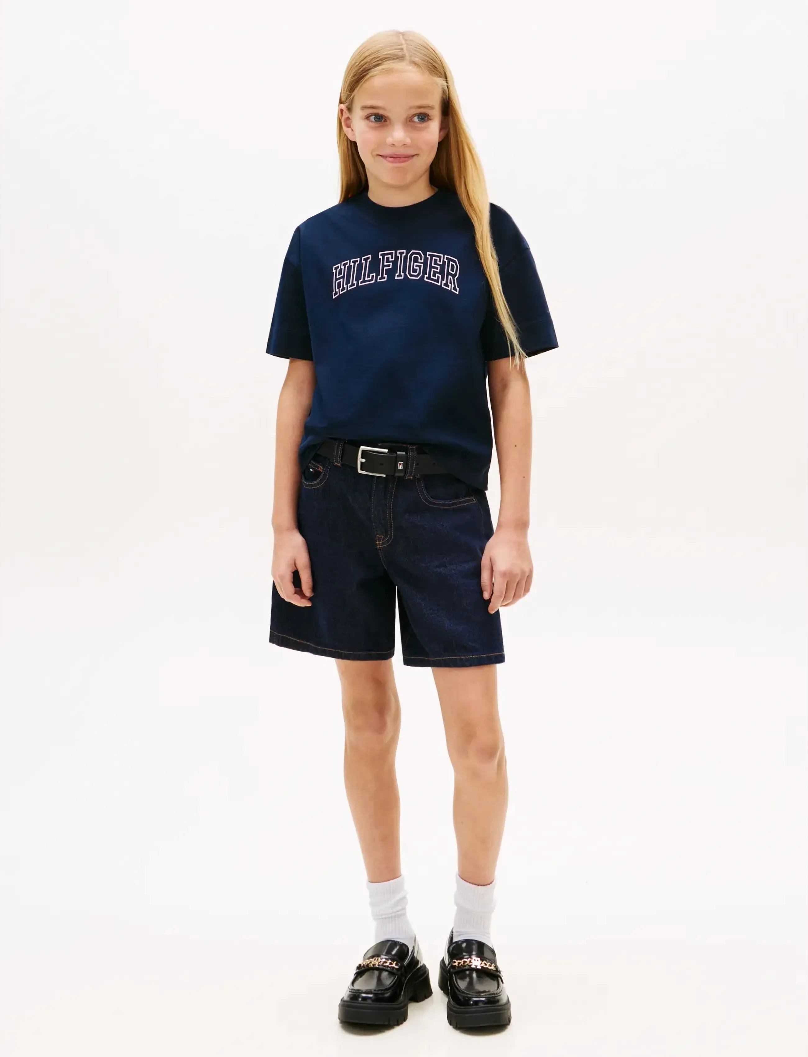 Tommy Hilfiger - VARSITY TEE SS - t-shirts à manches courtes - dark night navy - 3
