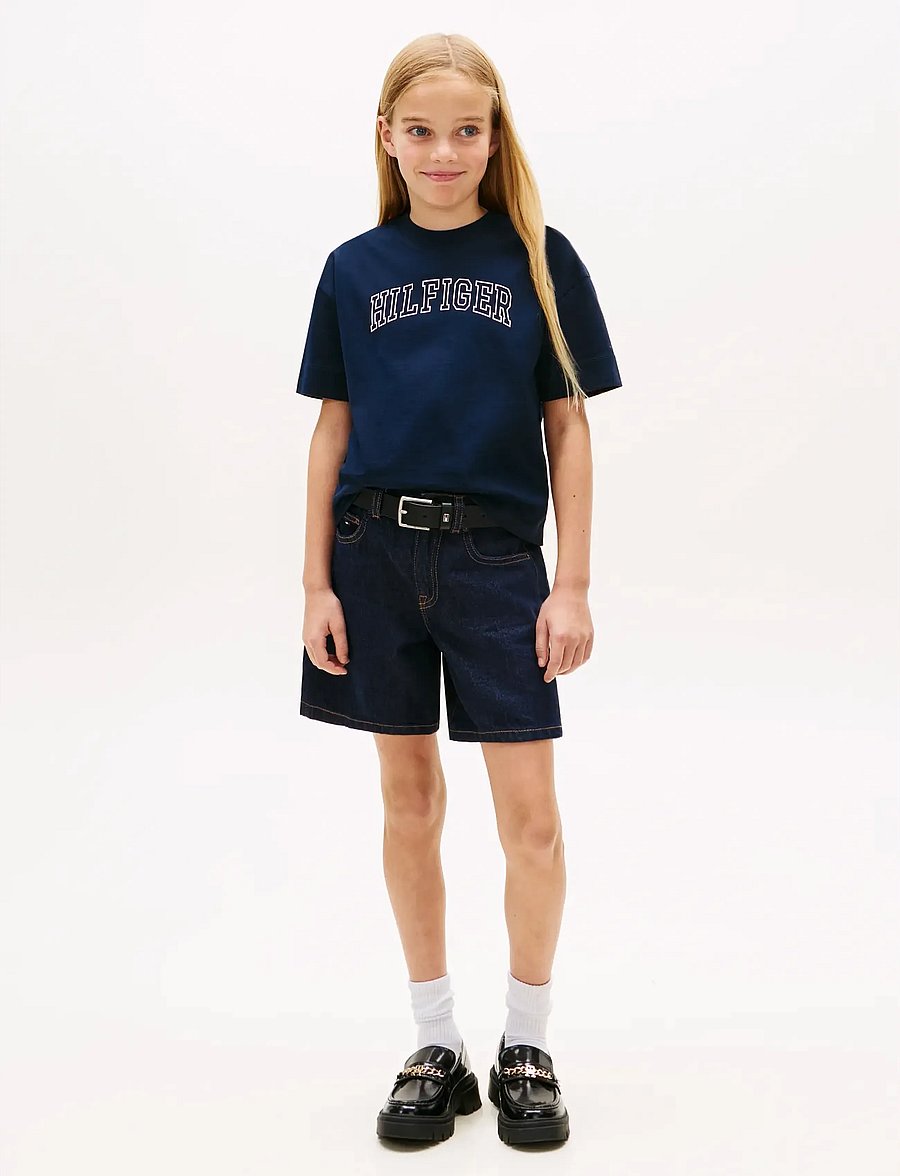 Tommy Hilfiger - VARSITY TEE SS - kurzärmelige - dark night navy - 3