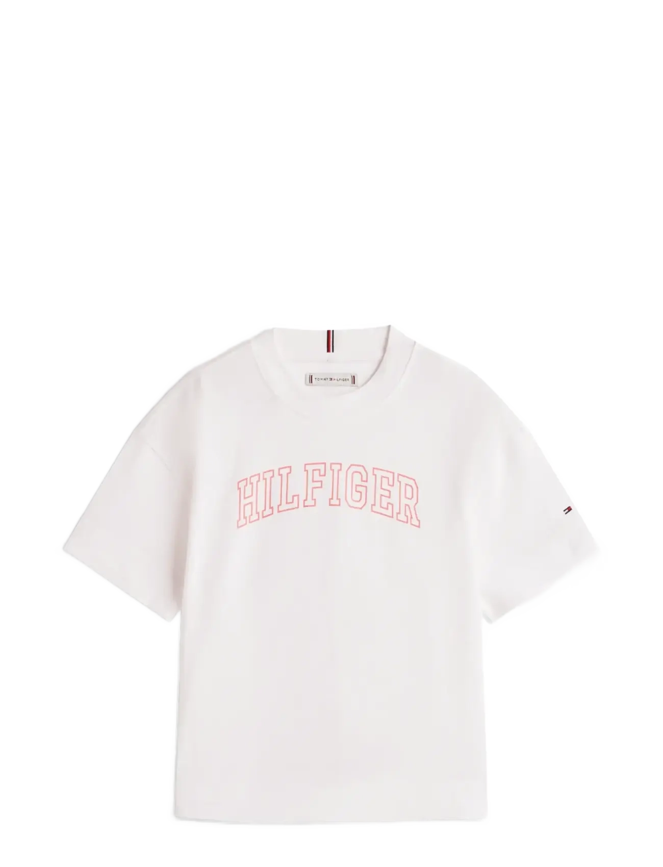 TOMMY HILFIGER Varsity Tee Ss Weiß - 176 - Kinder
